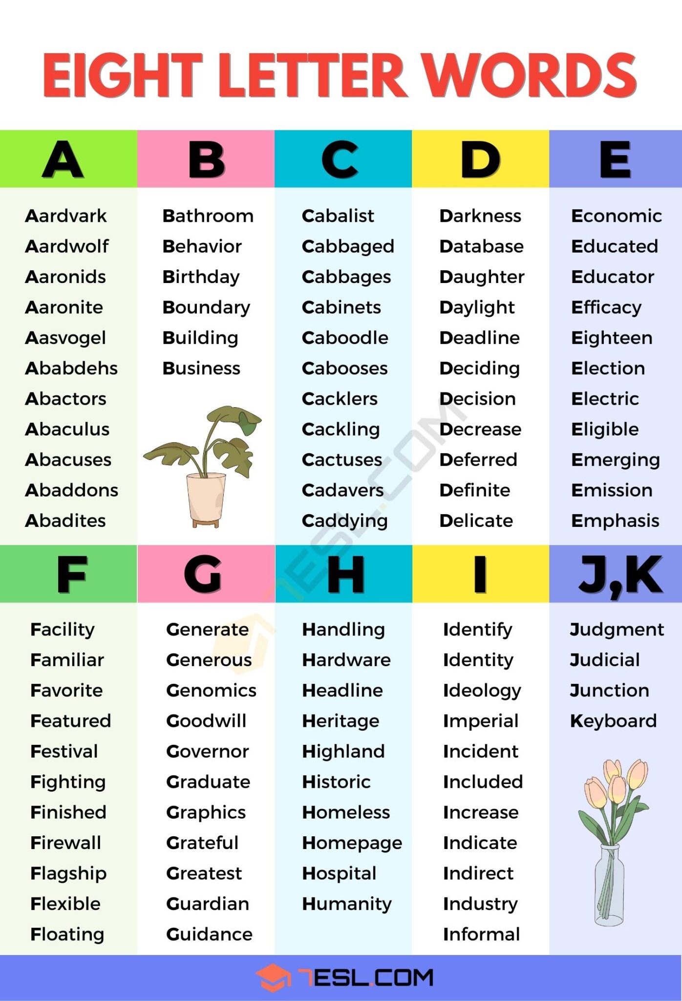 Eight Letter Words