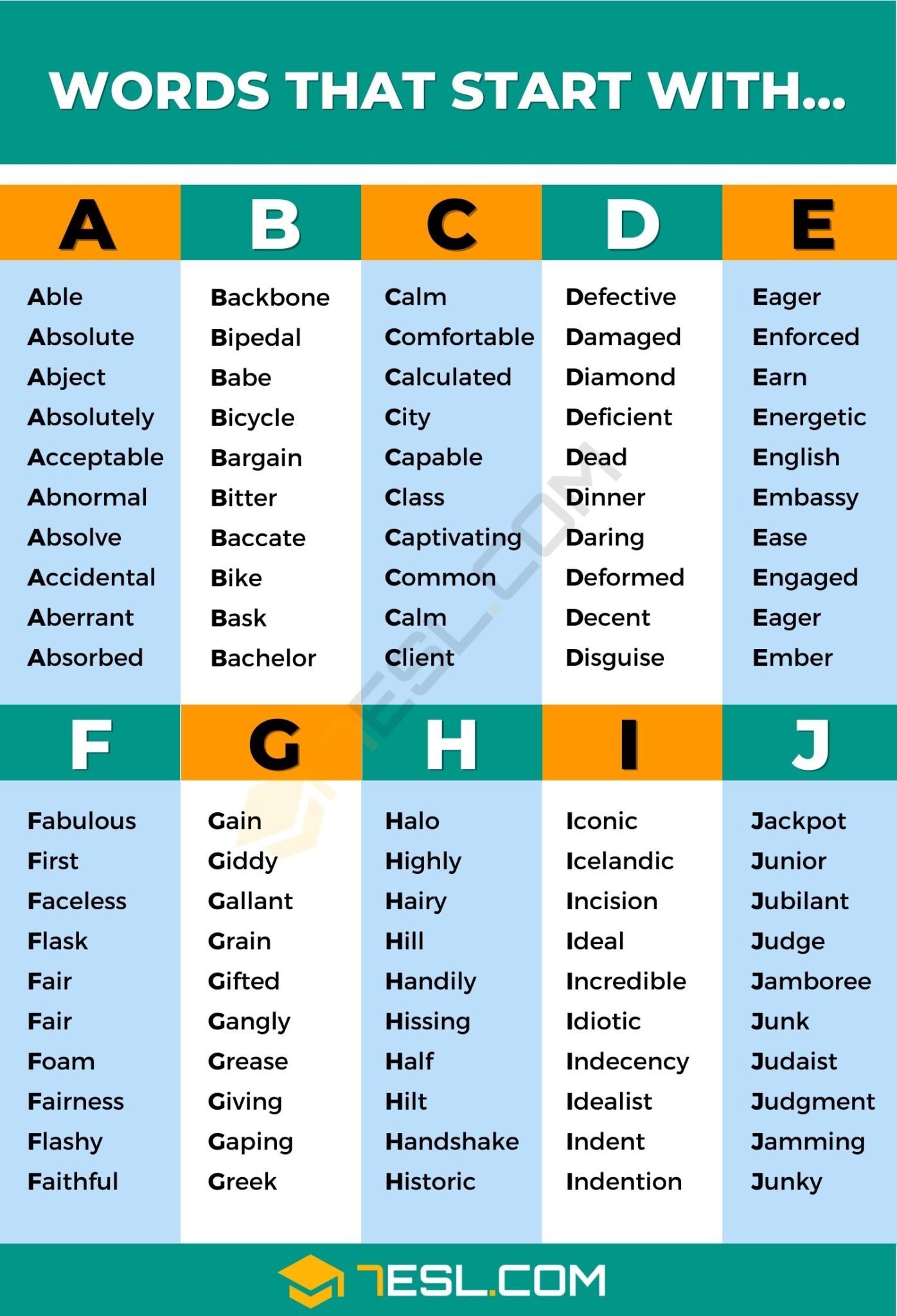 Words that Start with