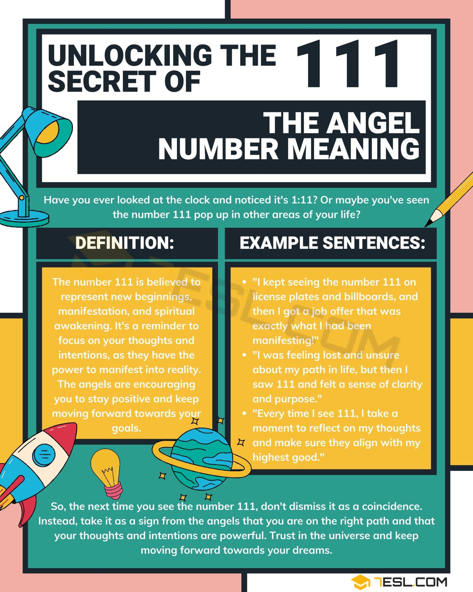 111 Angel Number Meaning