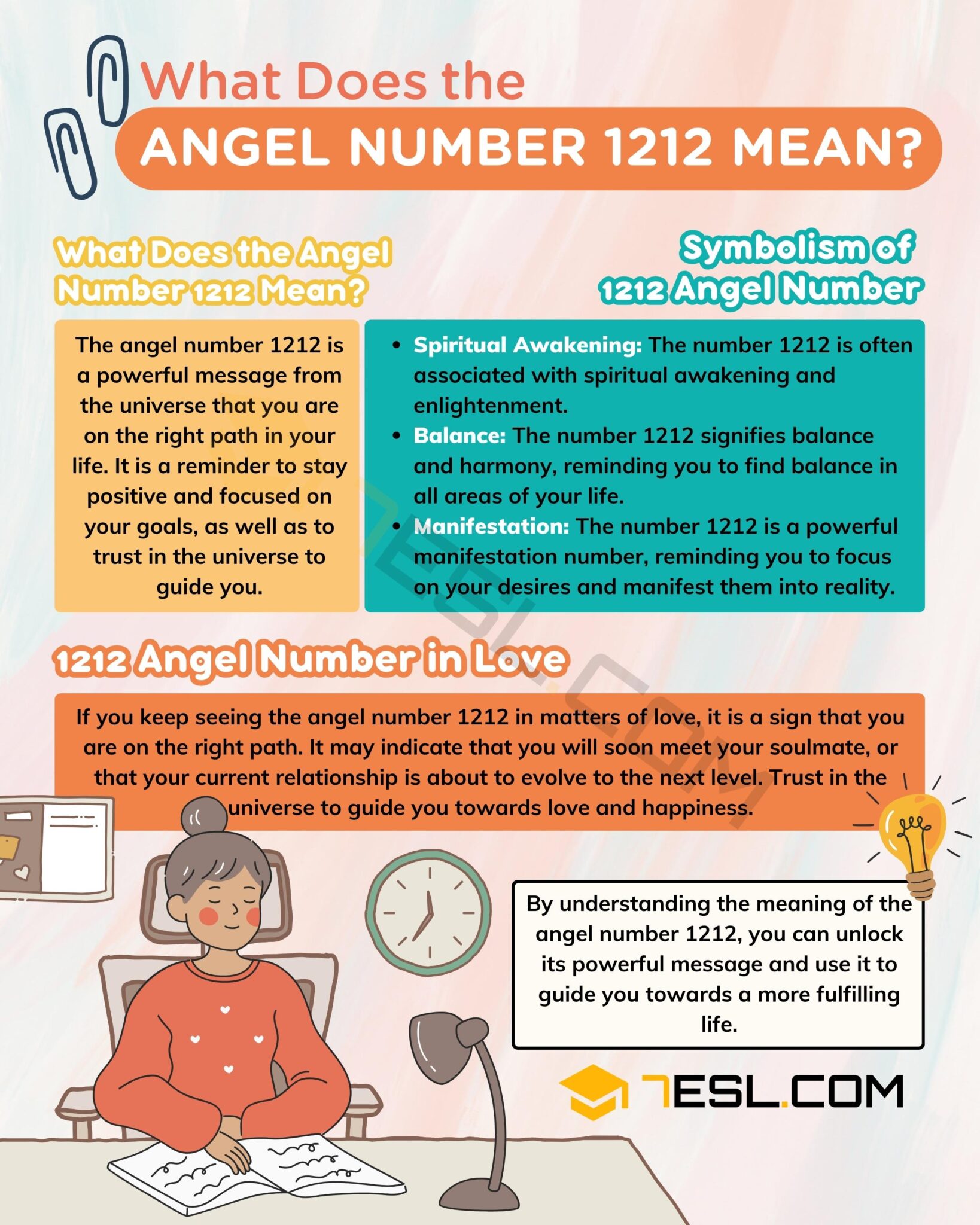 1212 Angel Number Meaning