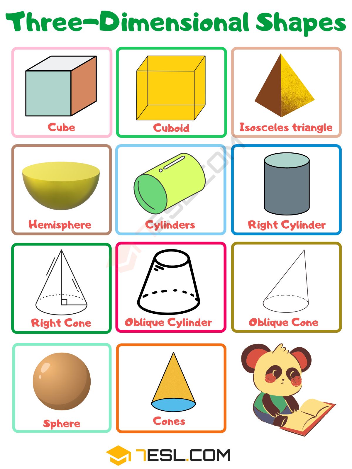 Three-Dimensional Shapes with Pictures