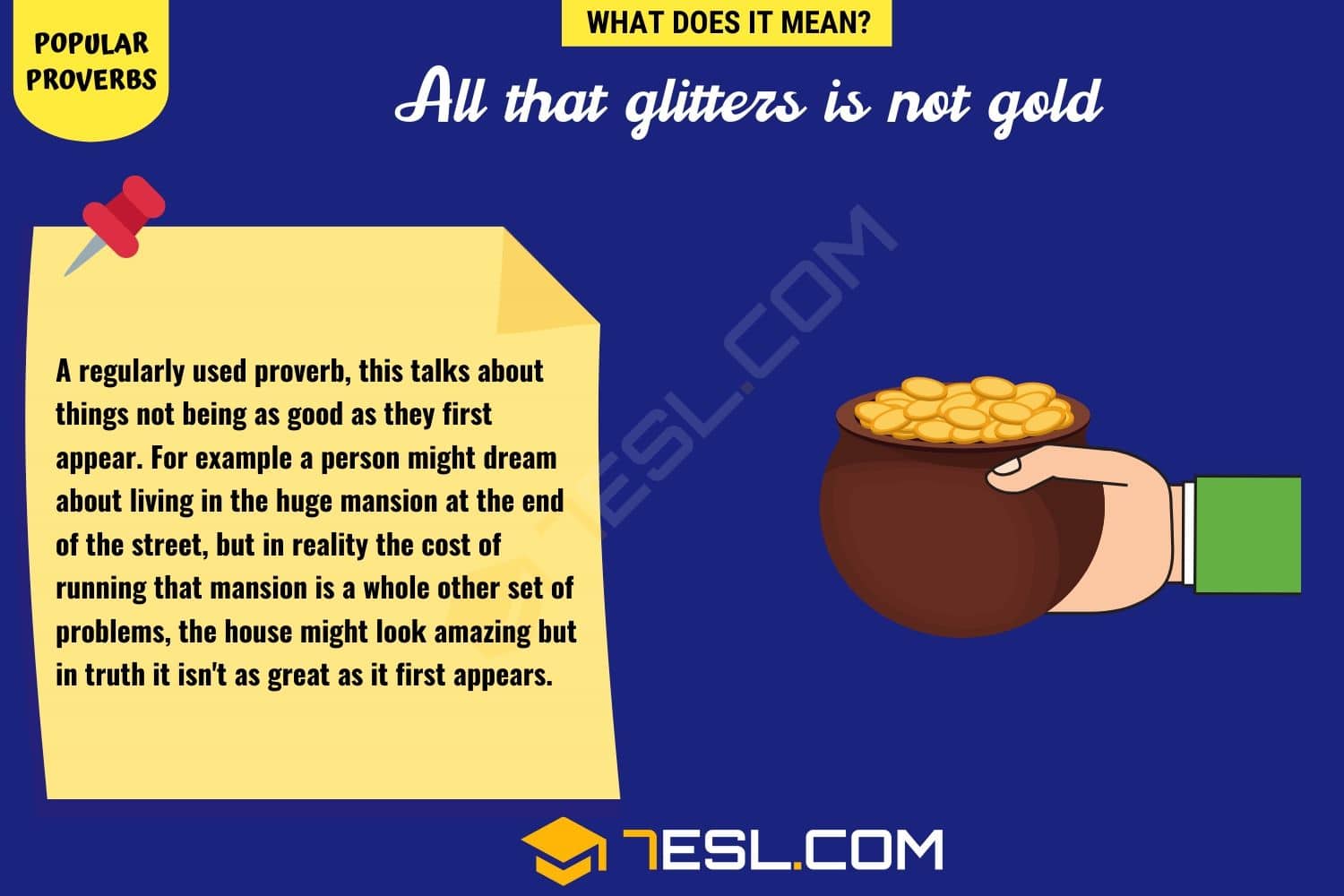 All that glitters is not gold