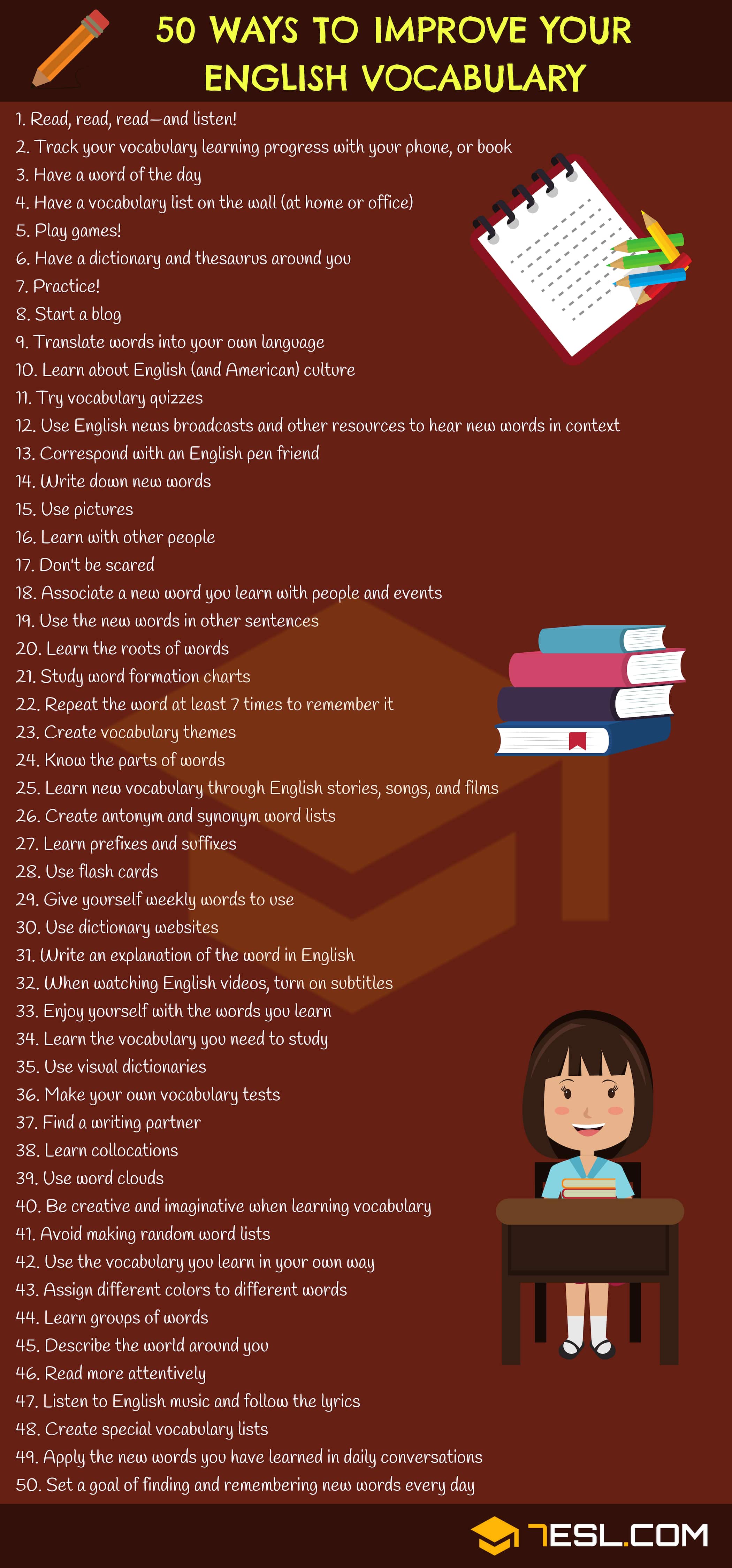 How to Improve Vocabulary Efficiently