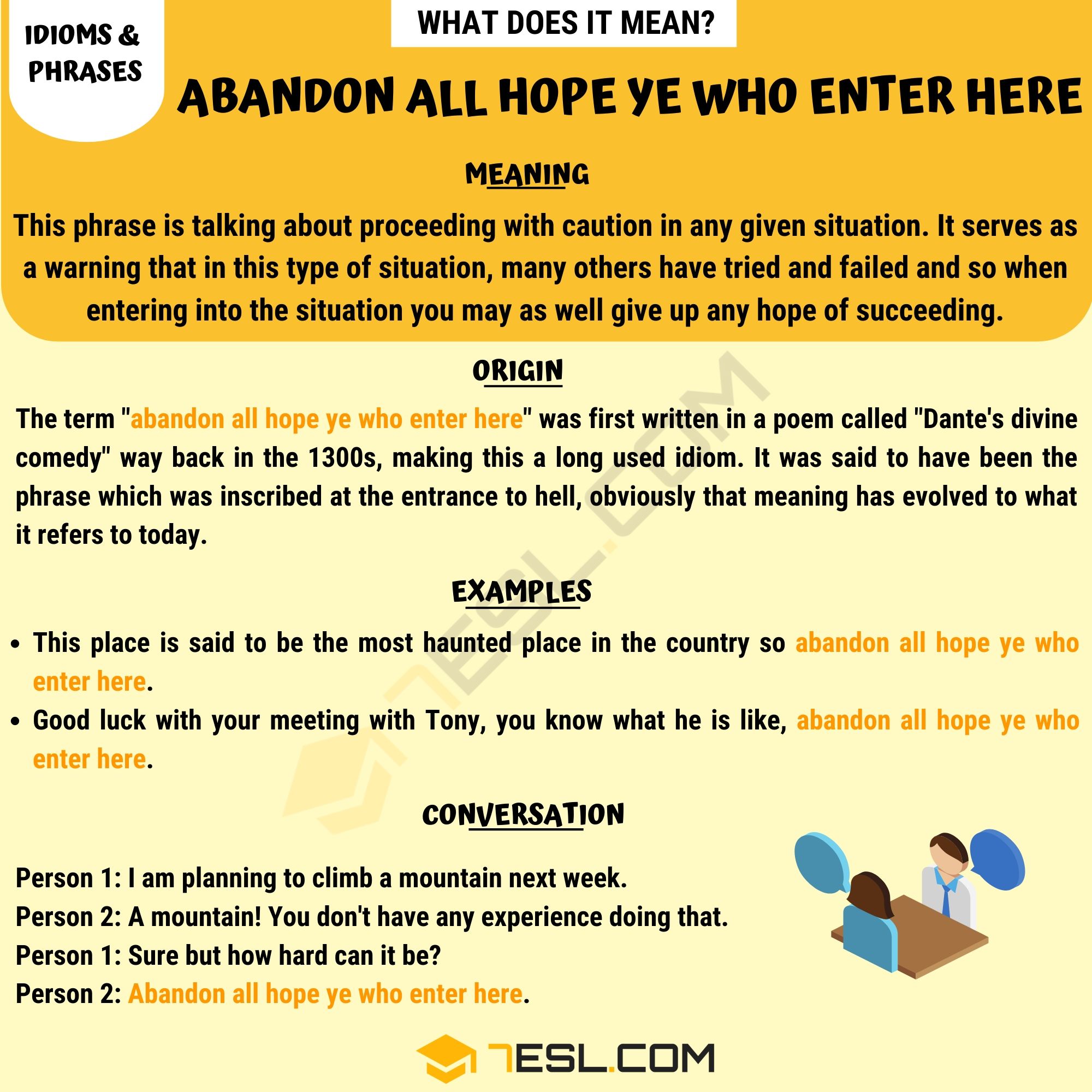 Abandon All Hope Ye Who Enter Here Meaning
