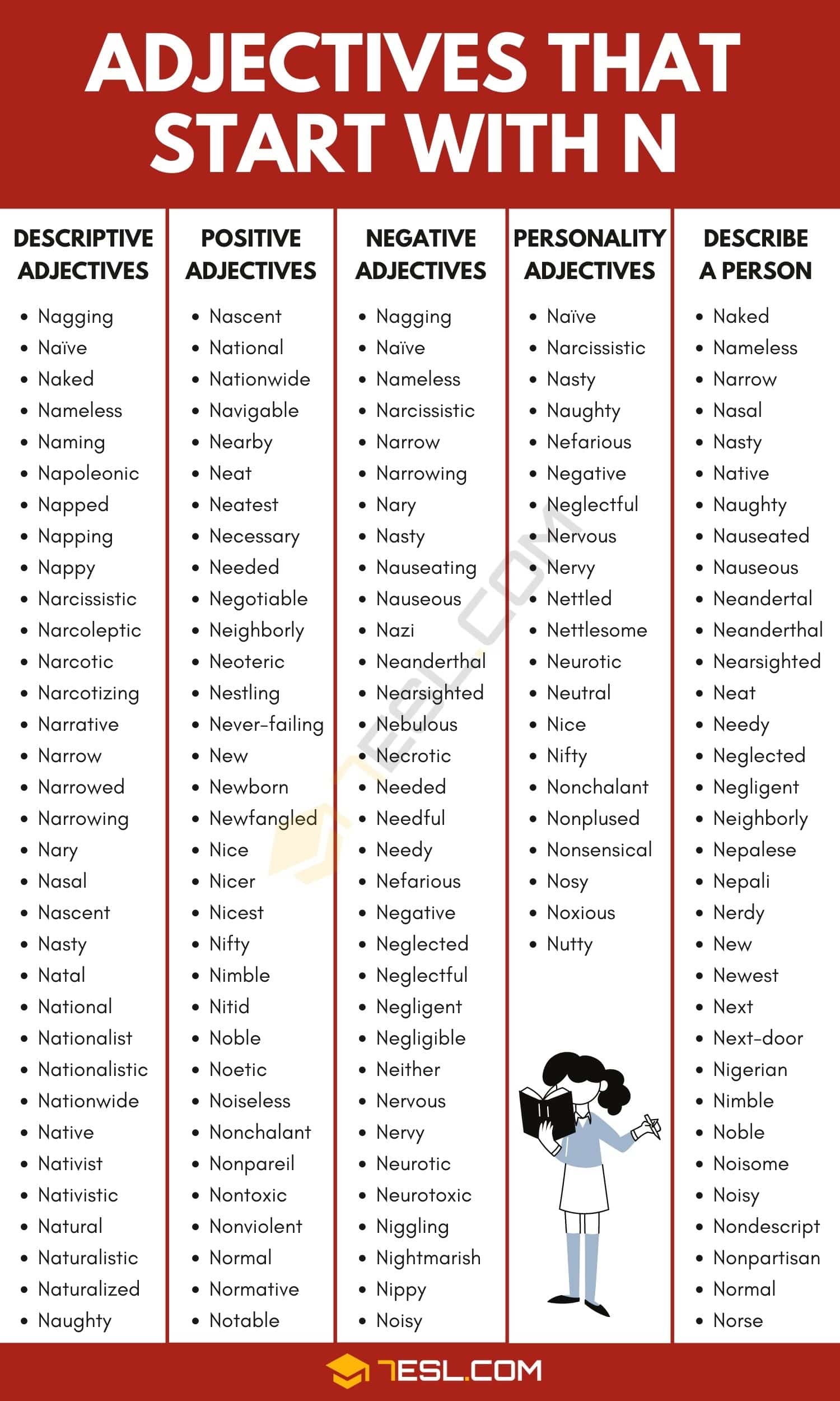 N Adjectives