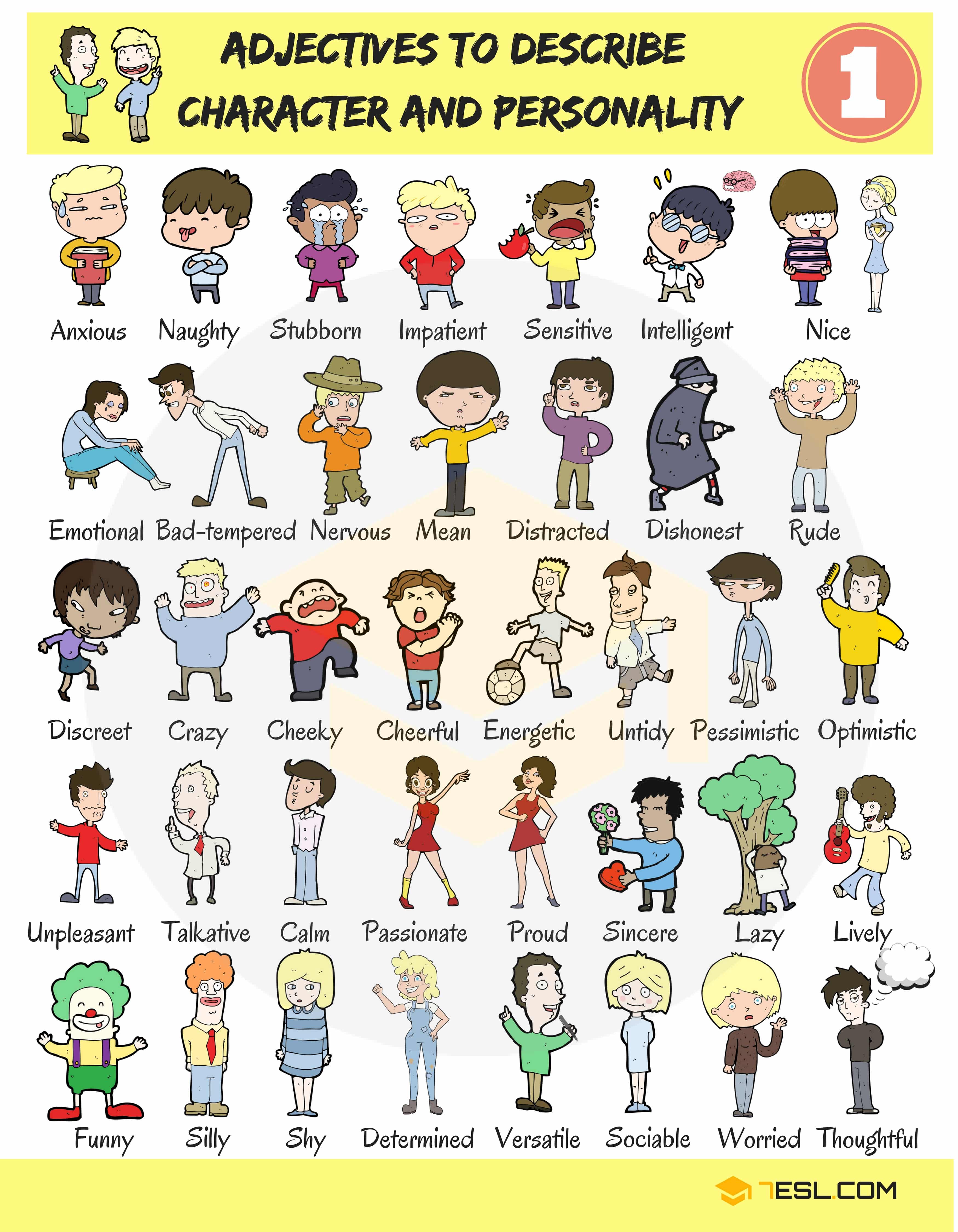 Personality Adjectives