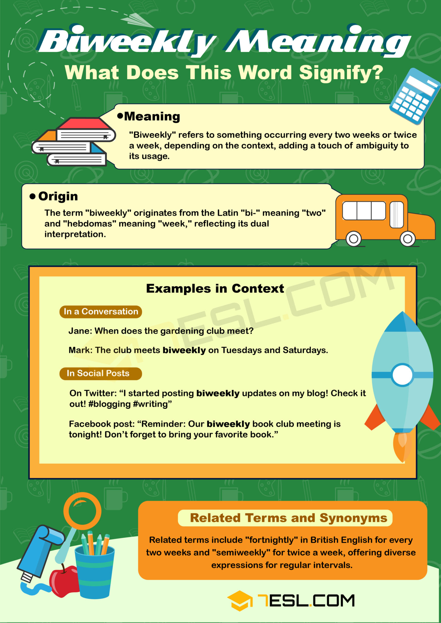 Biweekly Meaning