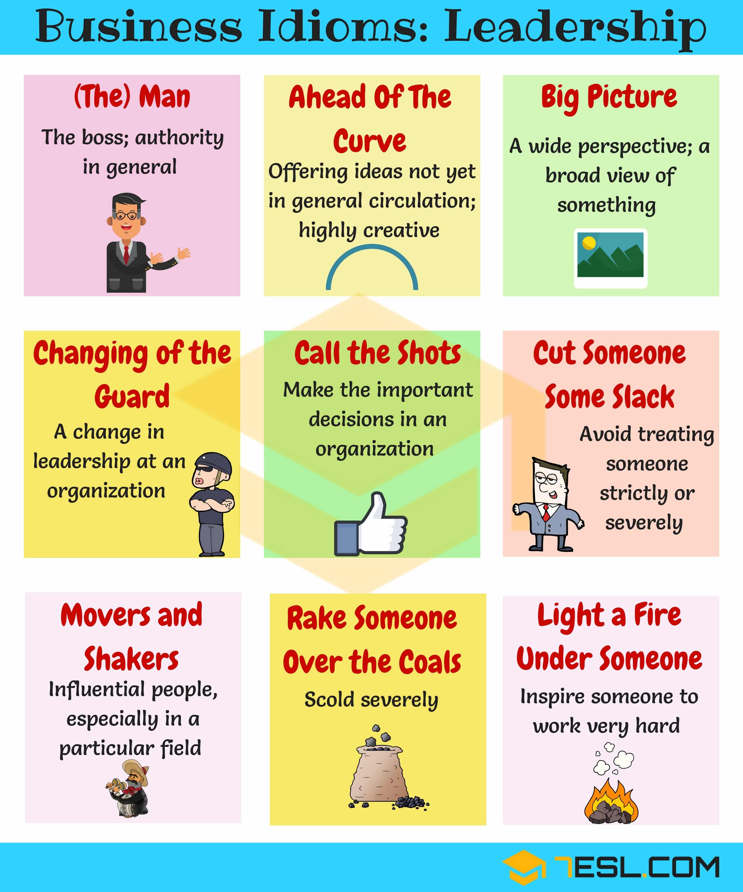 idioms about leadership