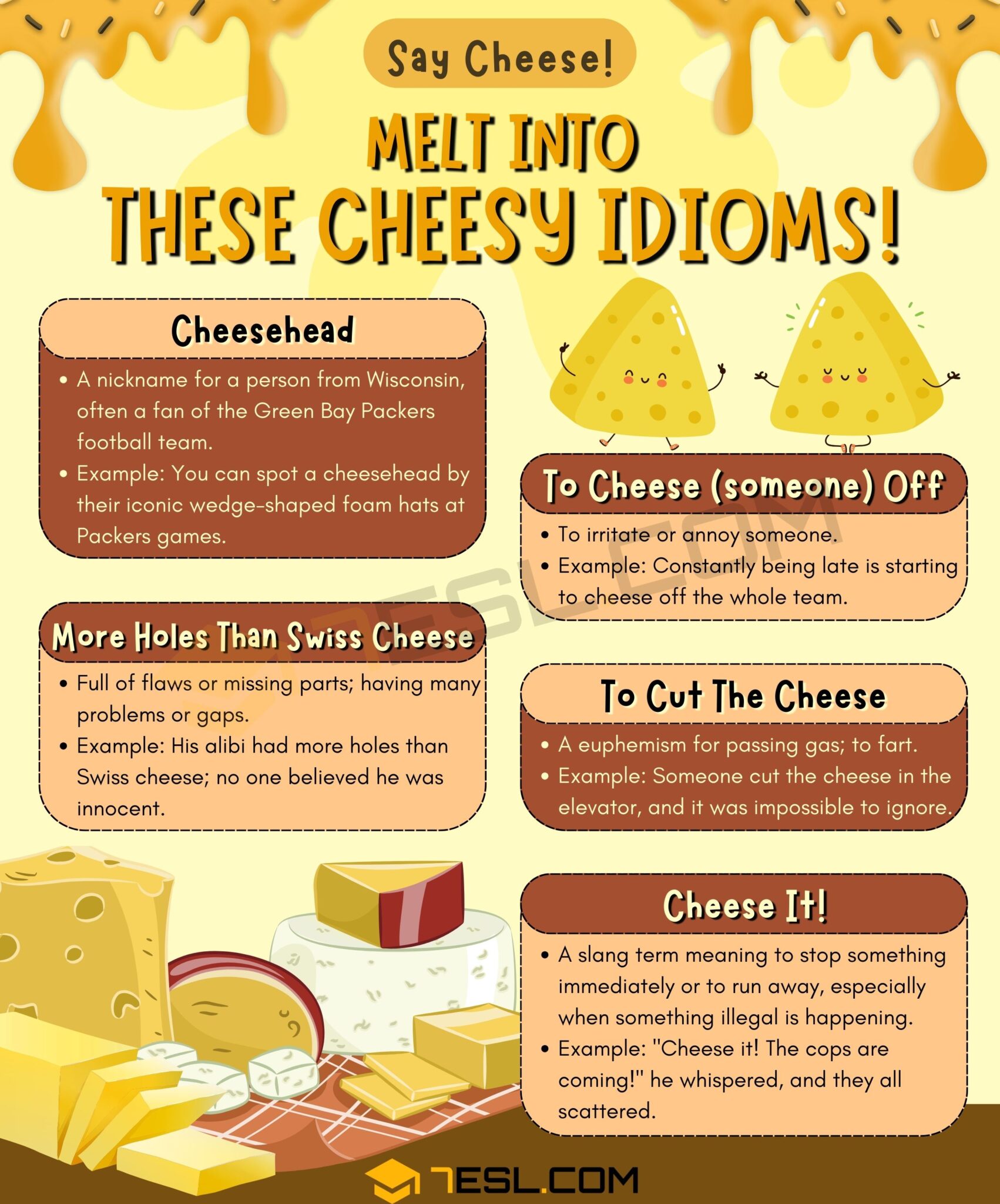 Cheese Idioms