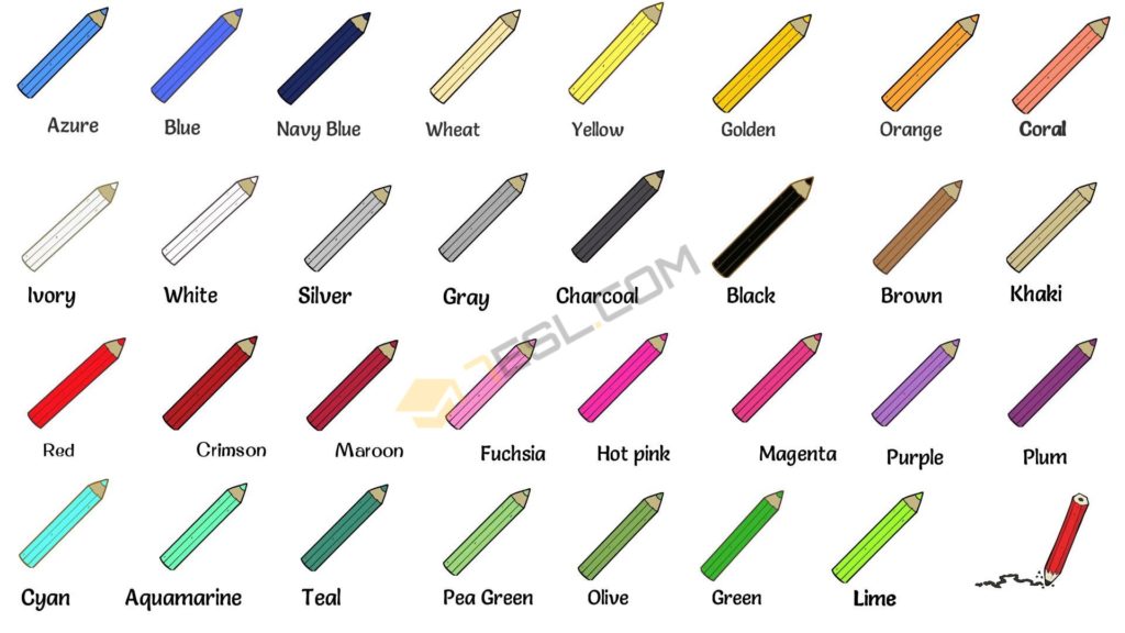 Color Names with Images