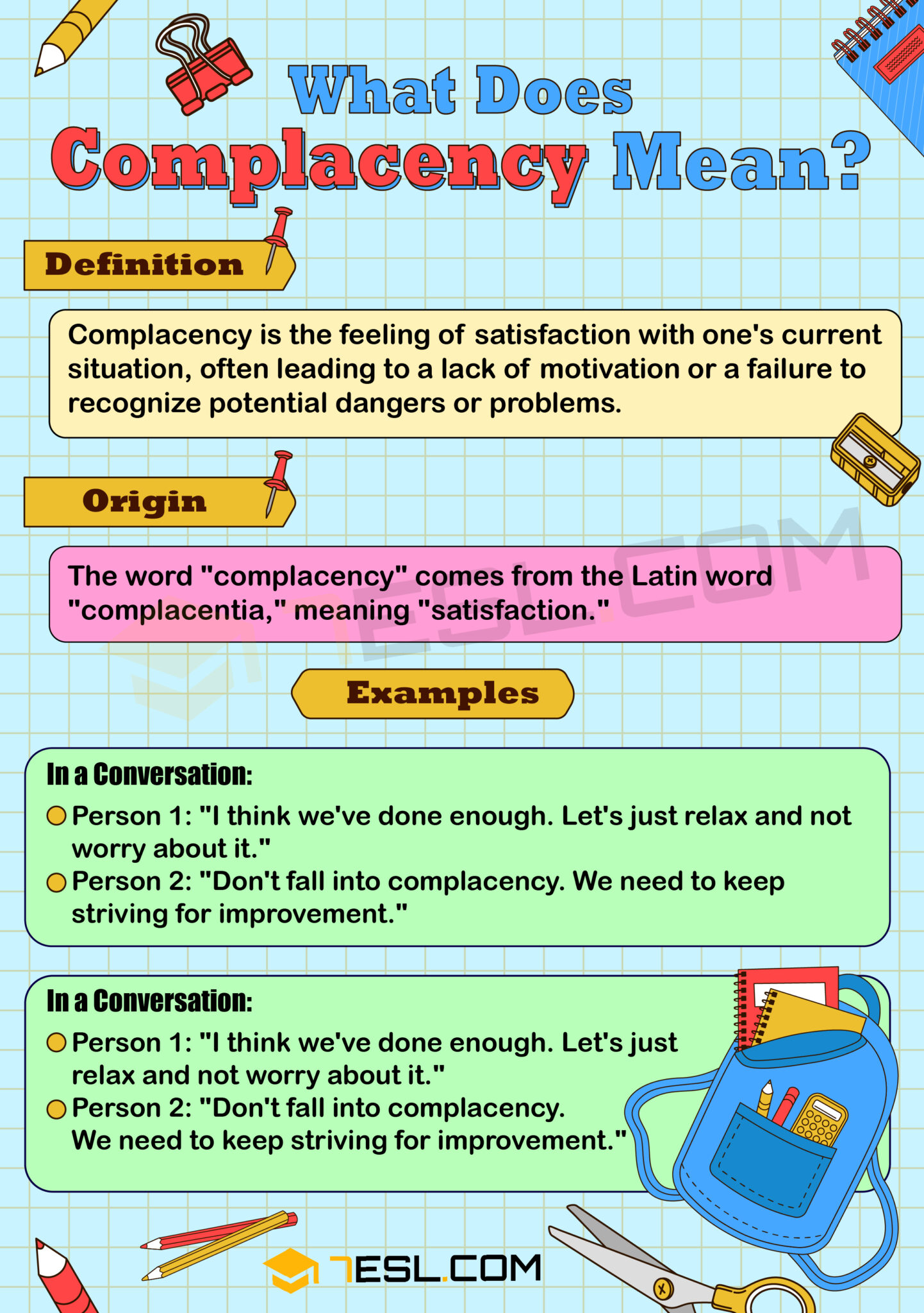 Complacency Meaning