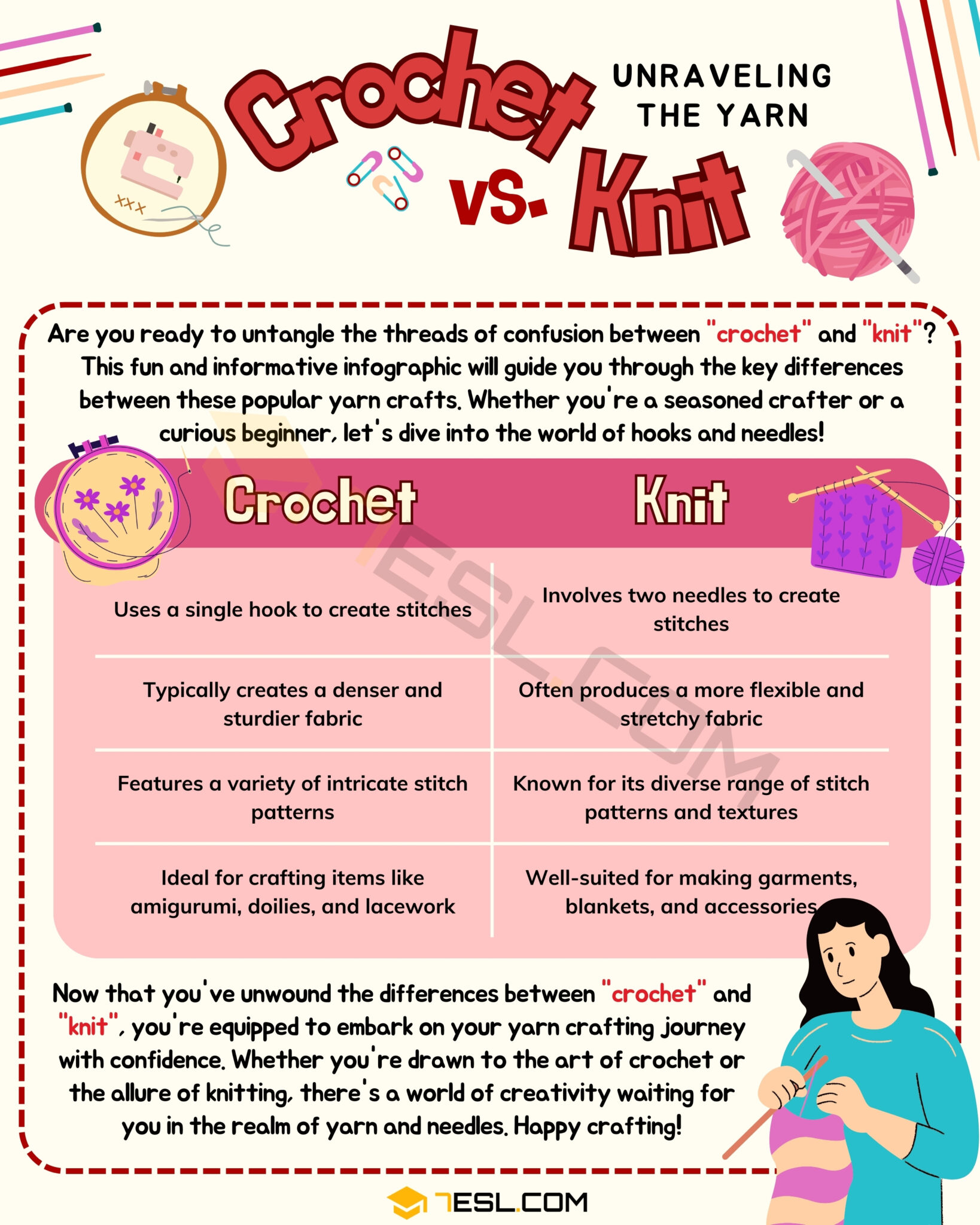 Crochet vs. Knit
