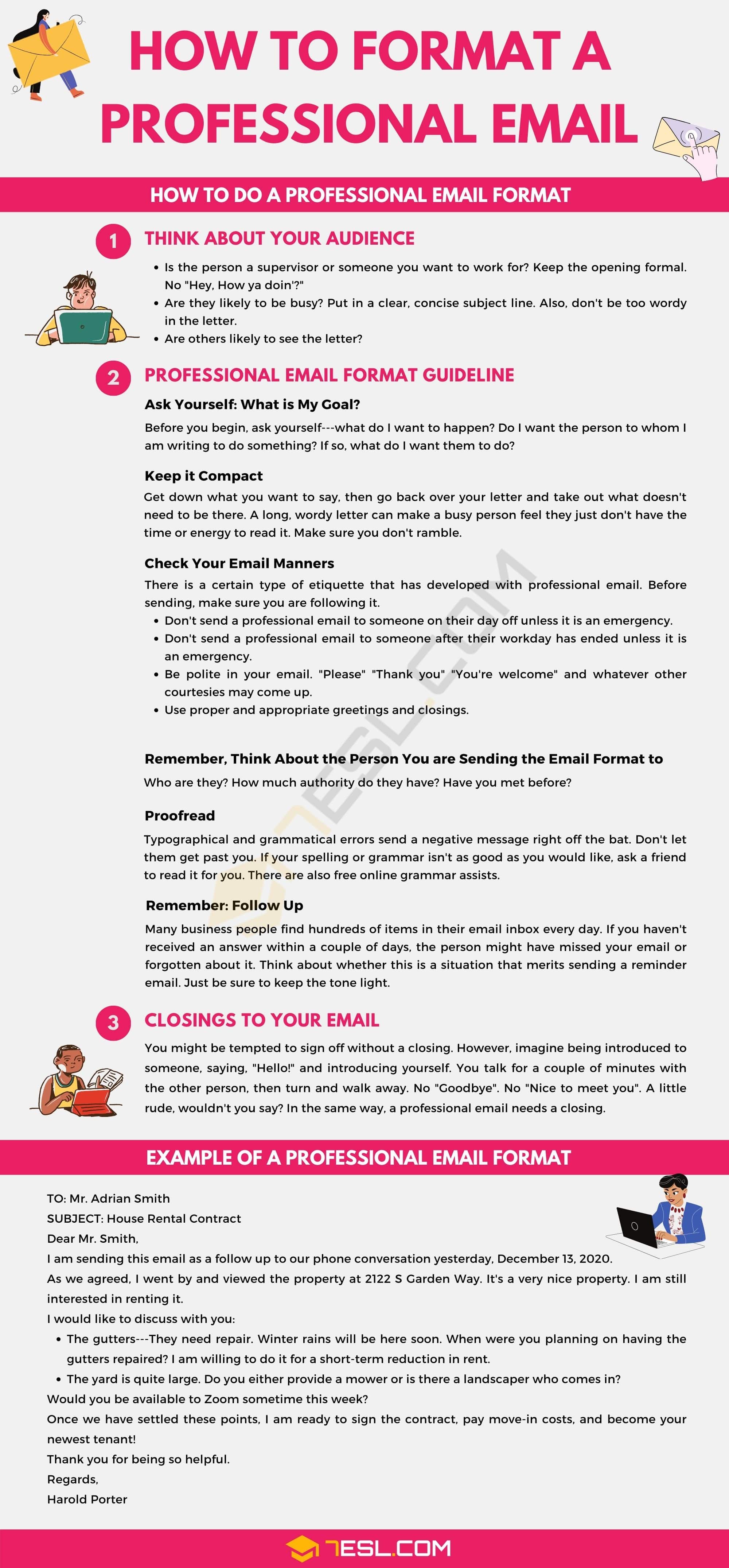 How to Do a Professional Email Format