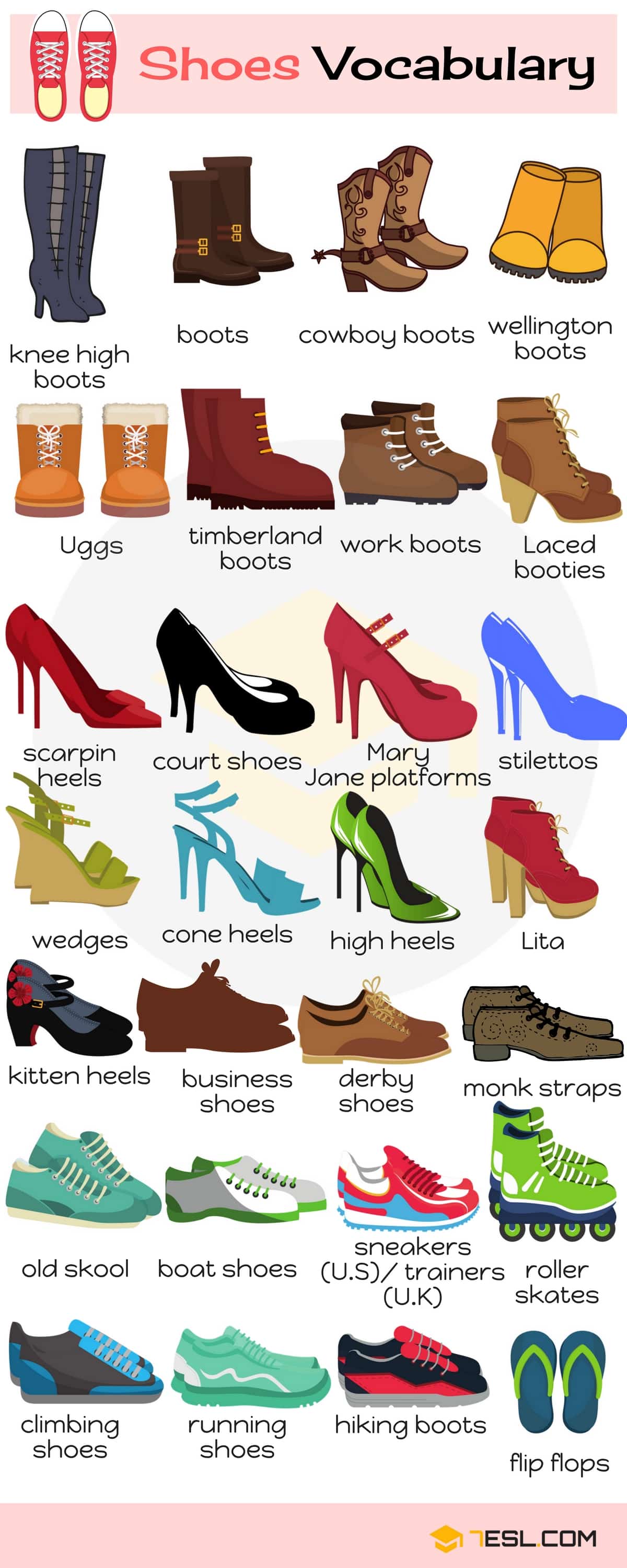 Types of Shoes