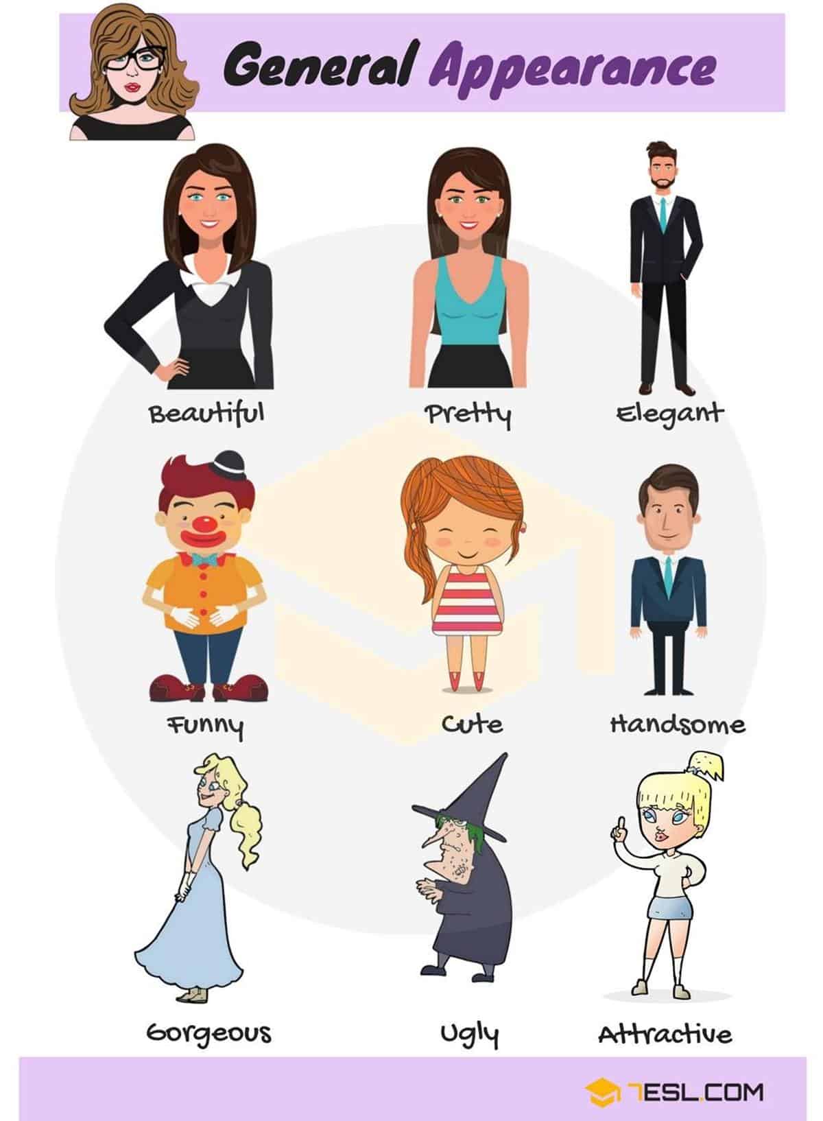 Adjectives for General Appearance