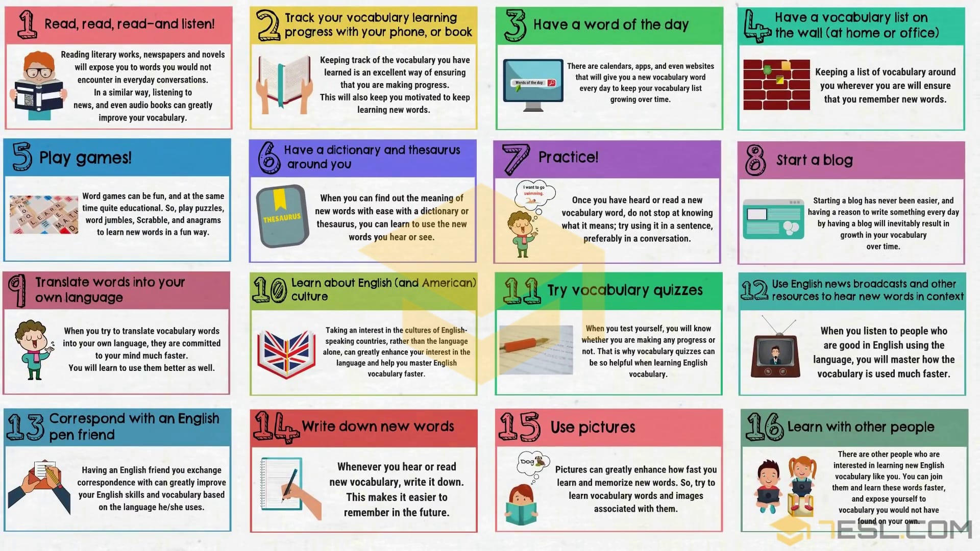 How to Improve Vocabulary & Learn New Vocab Words!