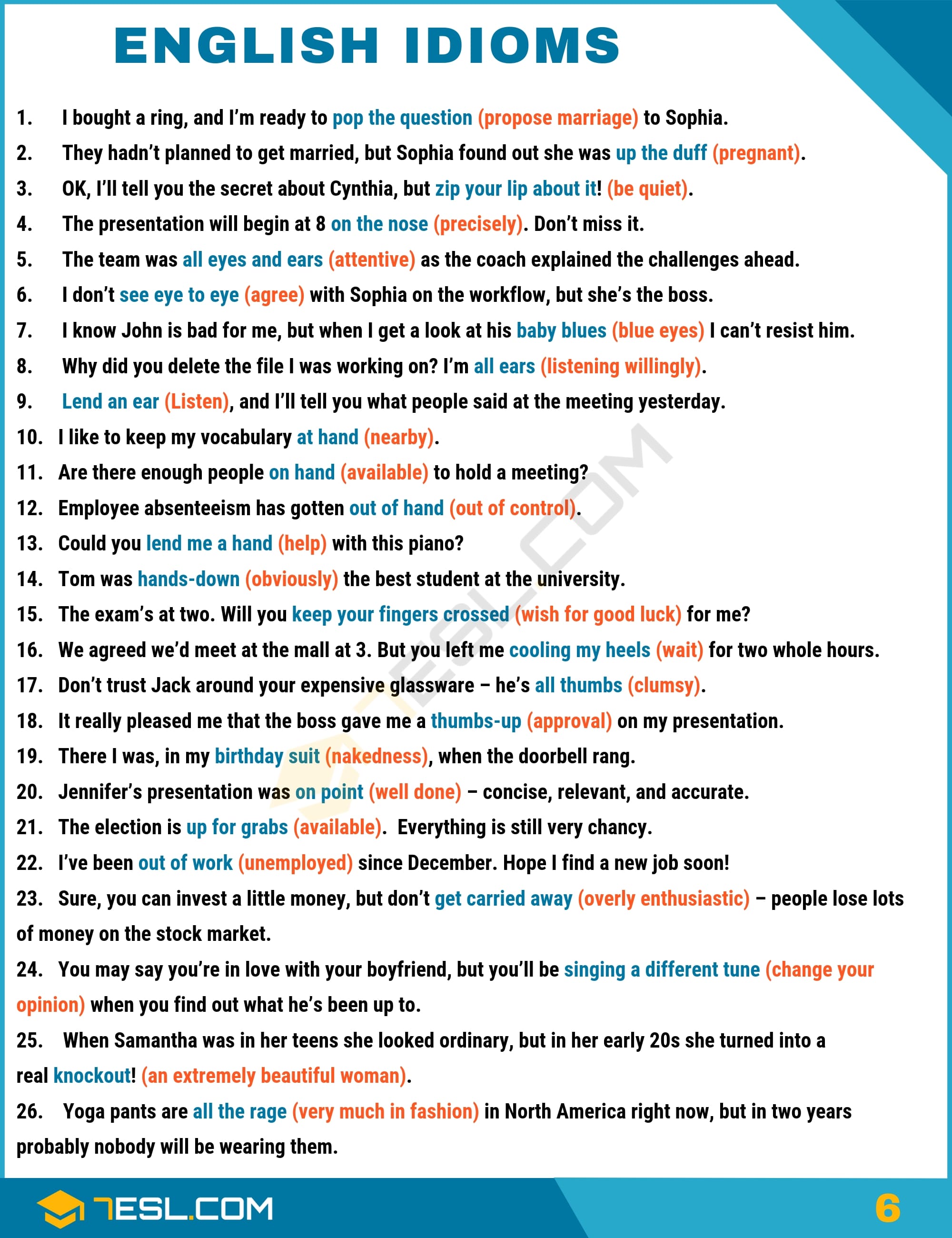 Idiom Meaning