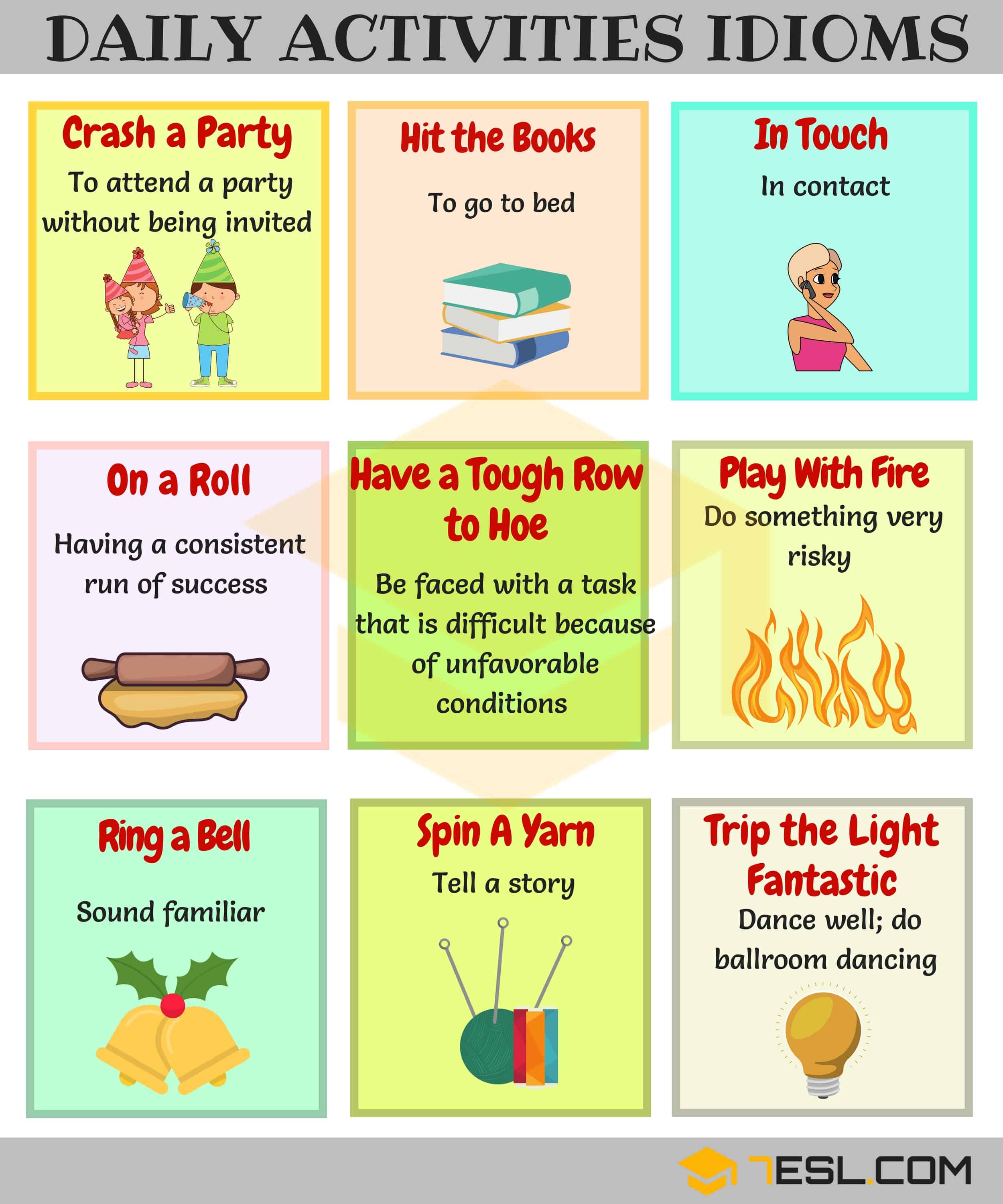 Social Life Idioms