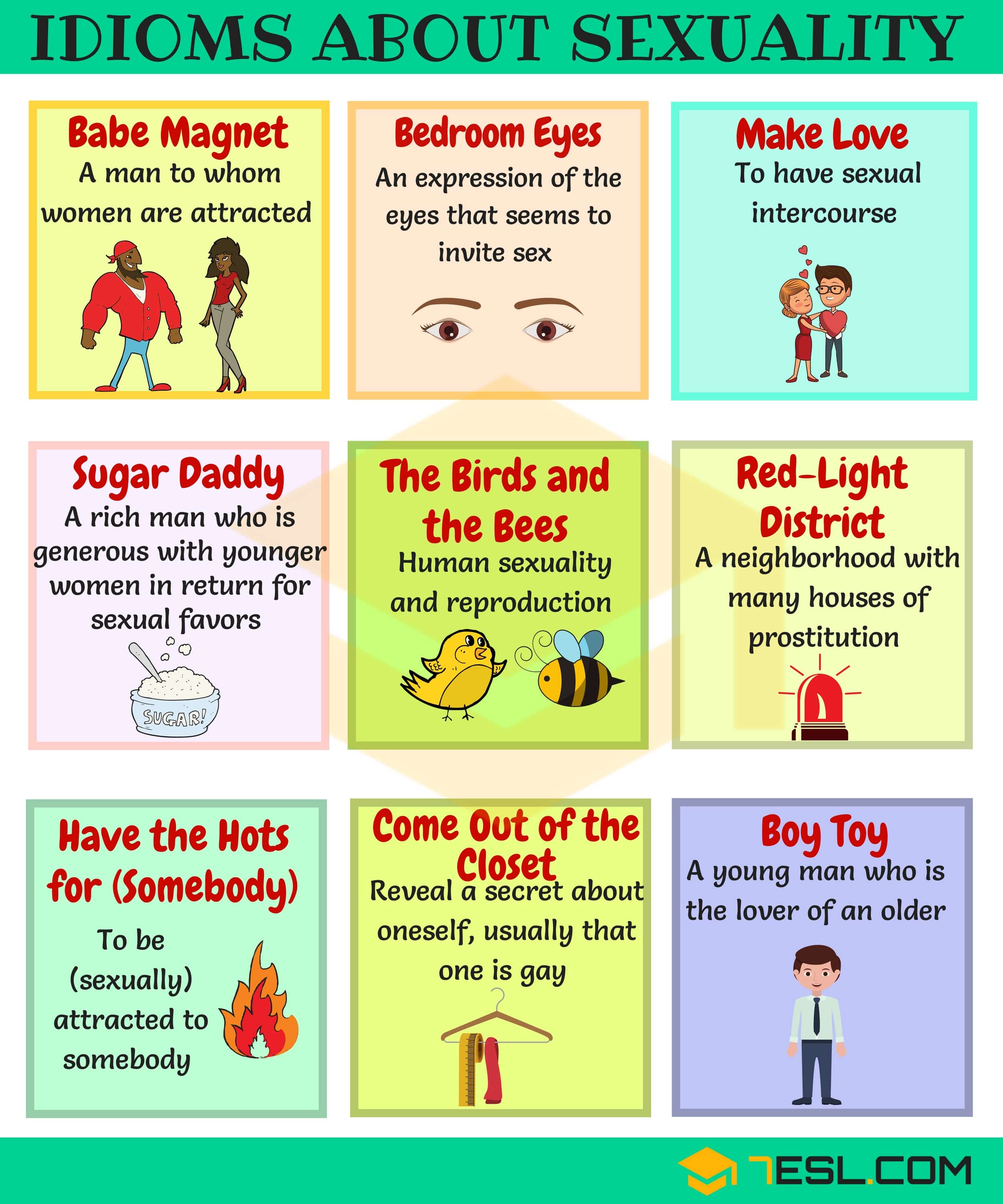 Sexuality Idioms