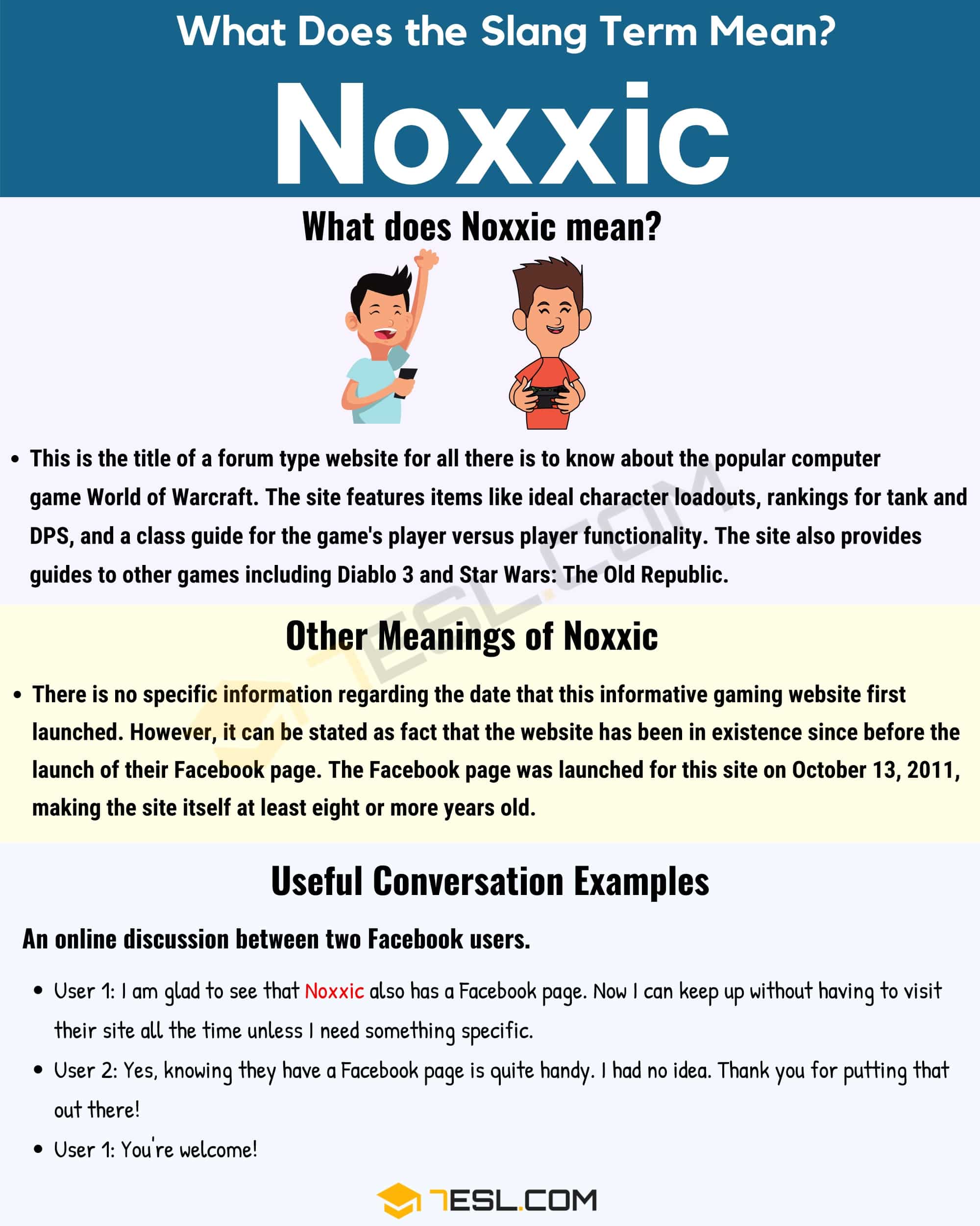 Noxxic Meaning