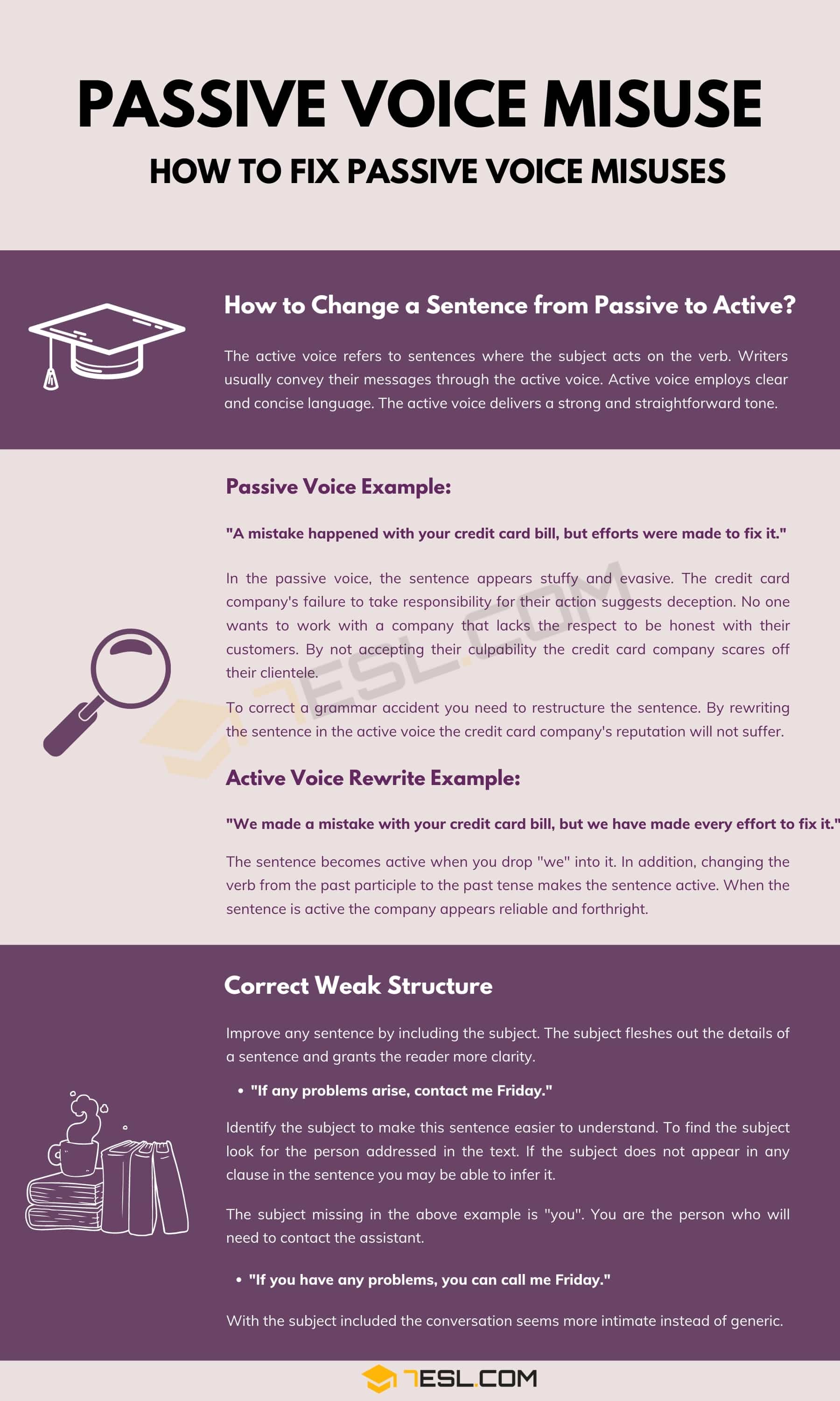 Passive Voice Misuse