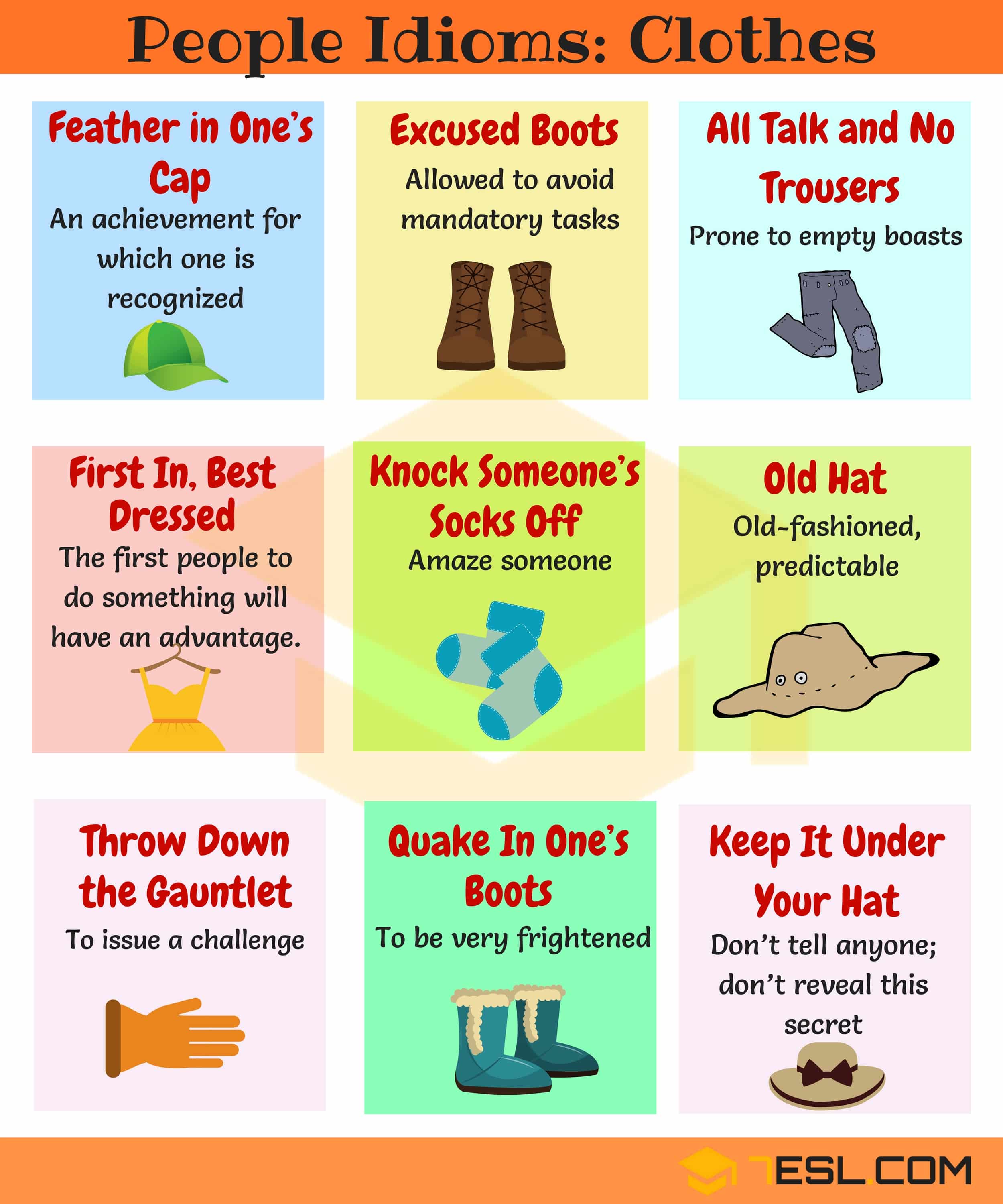 Clothes Idioms