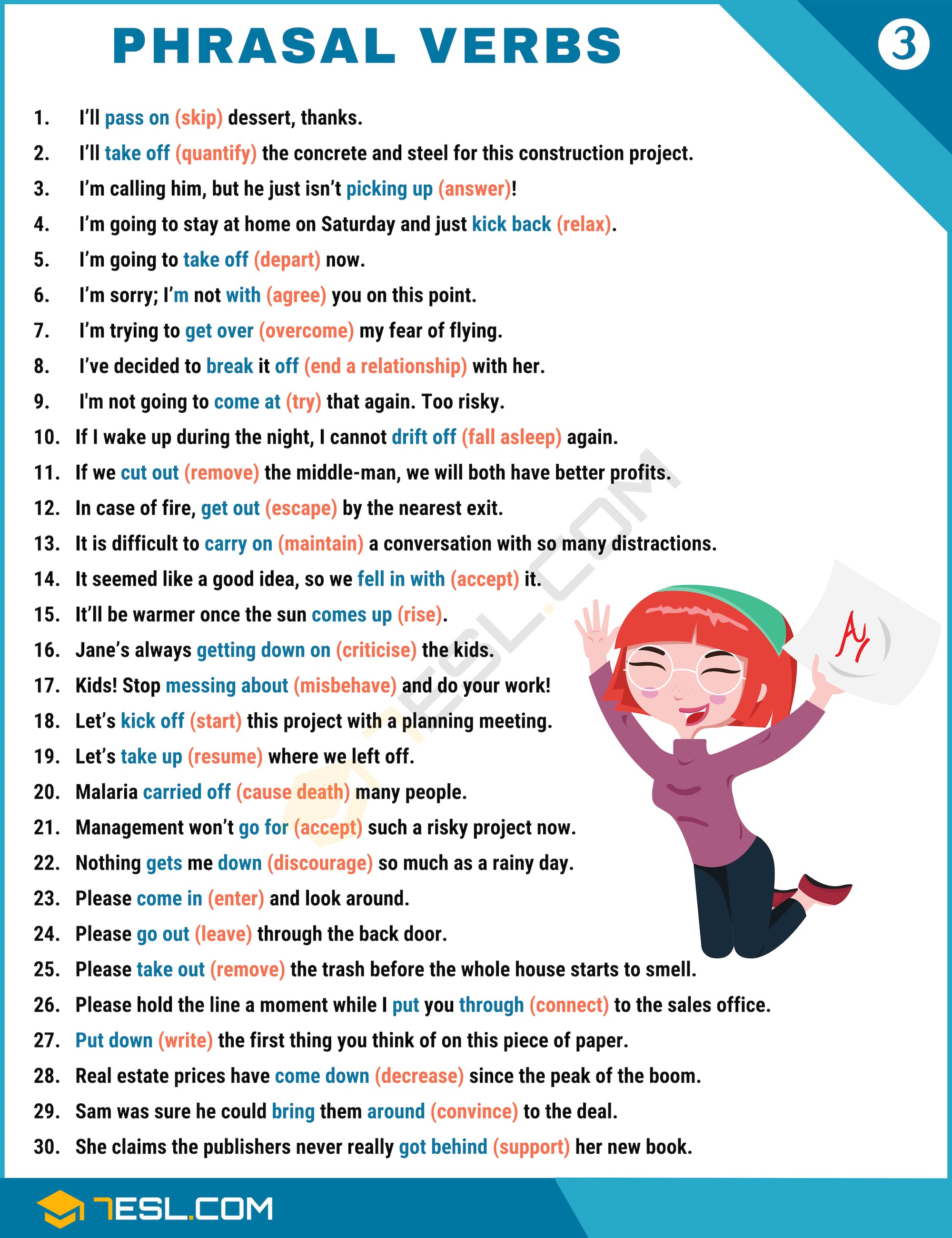 Phrasal Verbs List 