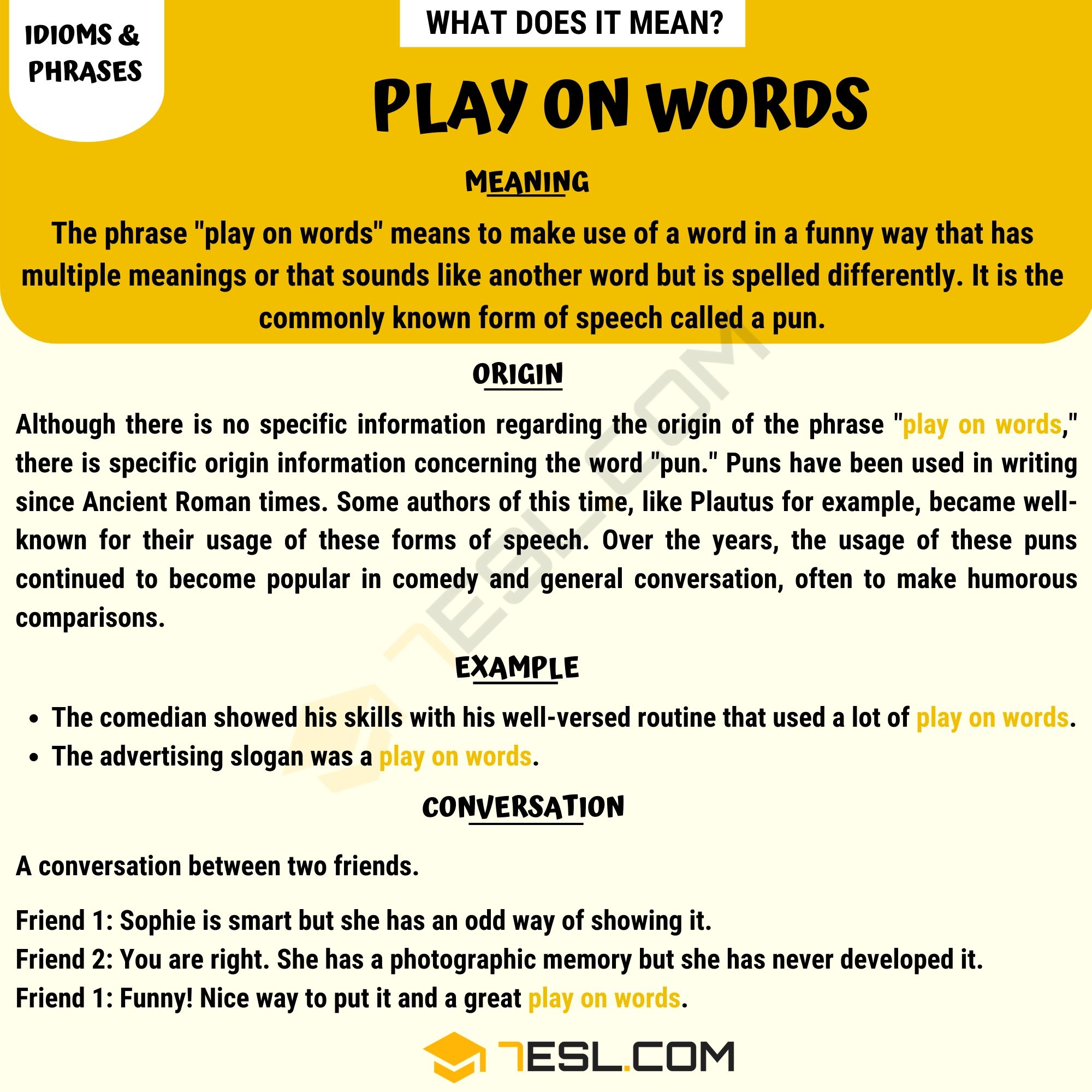 Play On Words