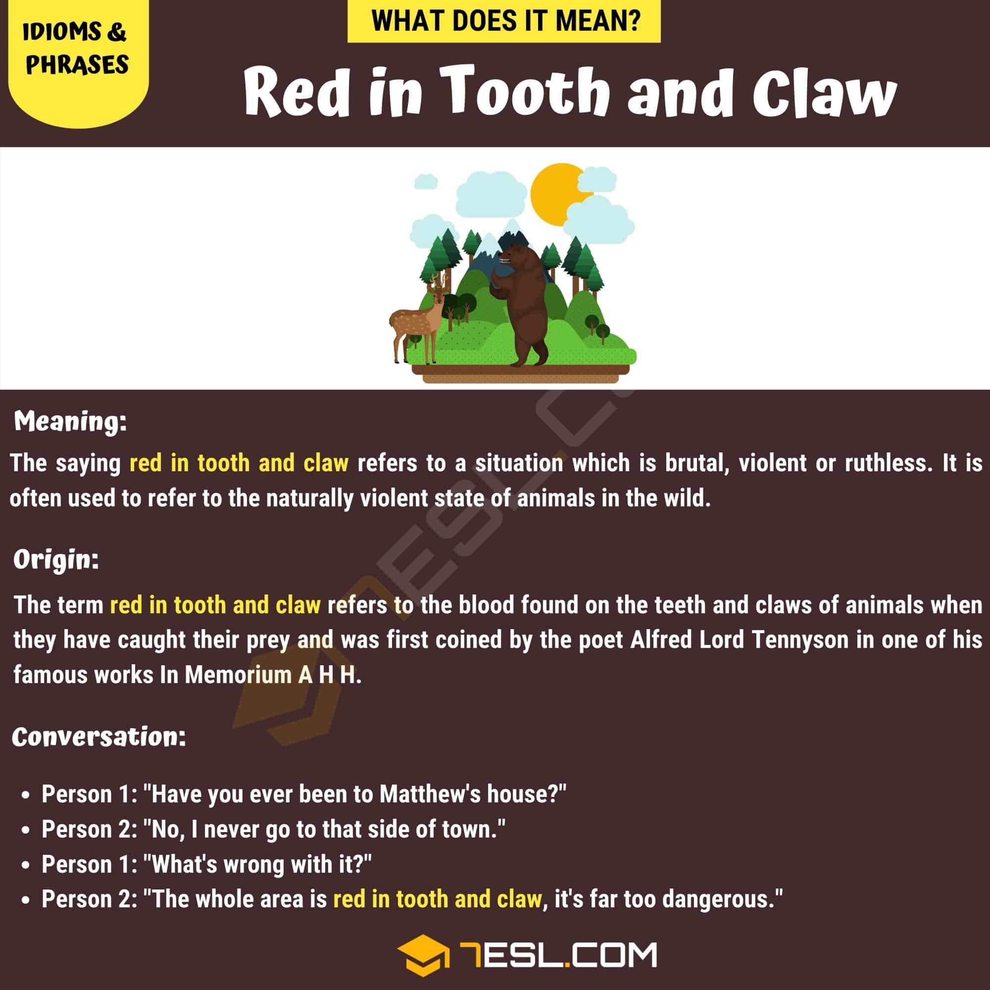 Red in Tooth and Claw
