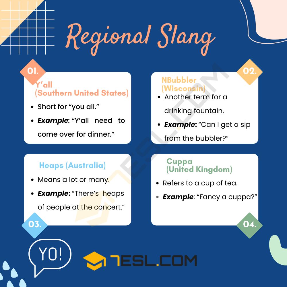 Regional Slang