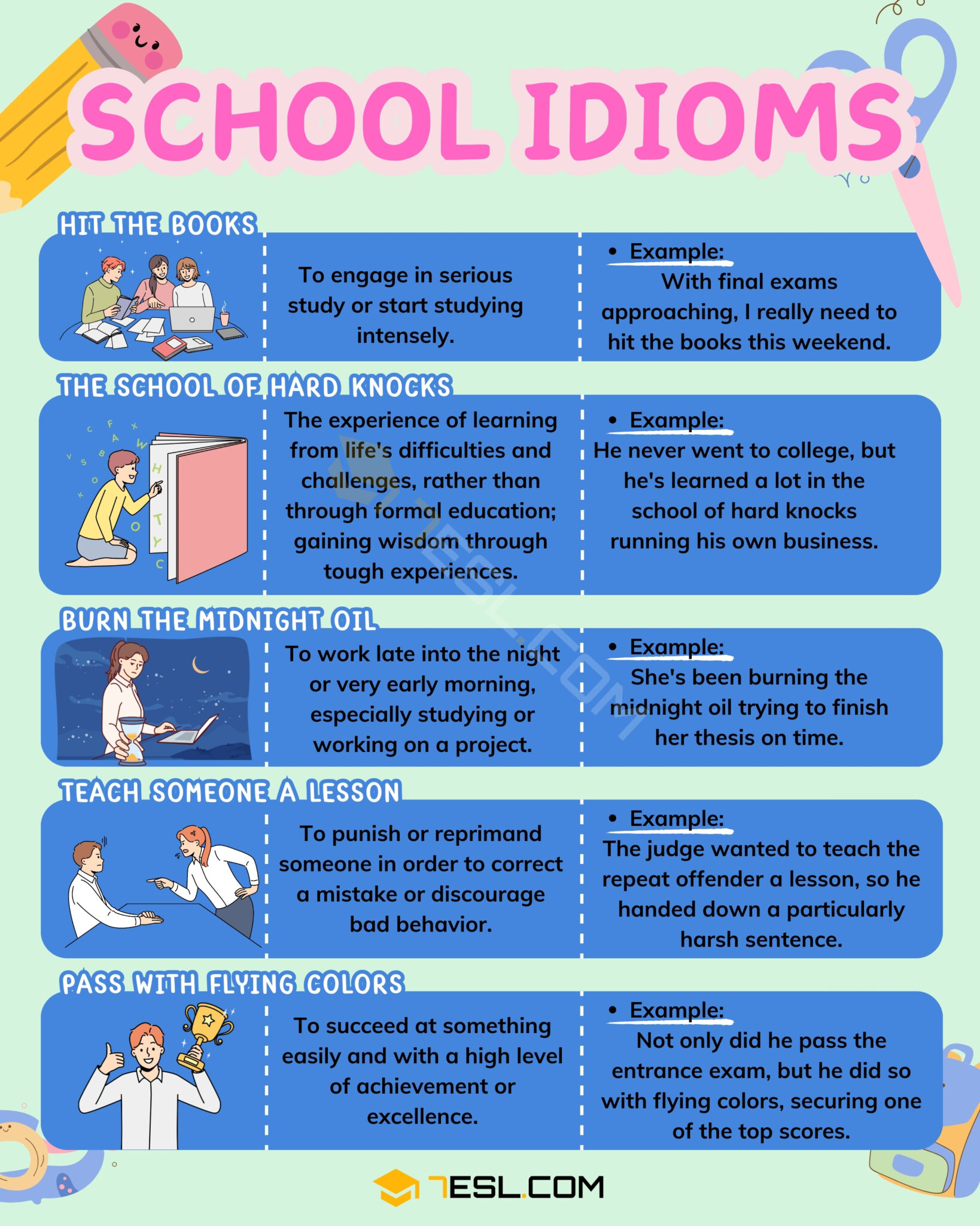 School Idioms