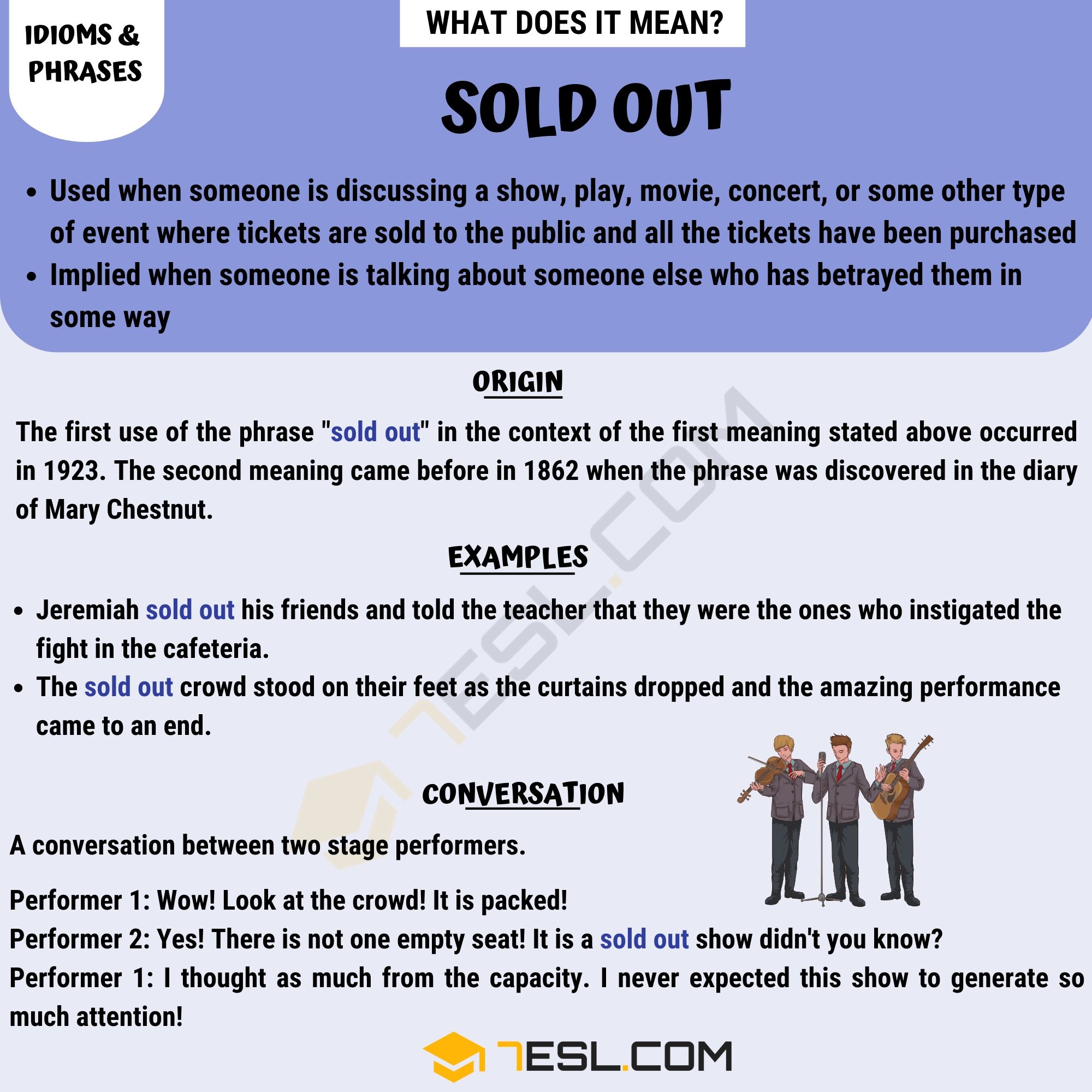 Sold Out Meaning