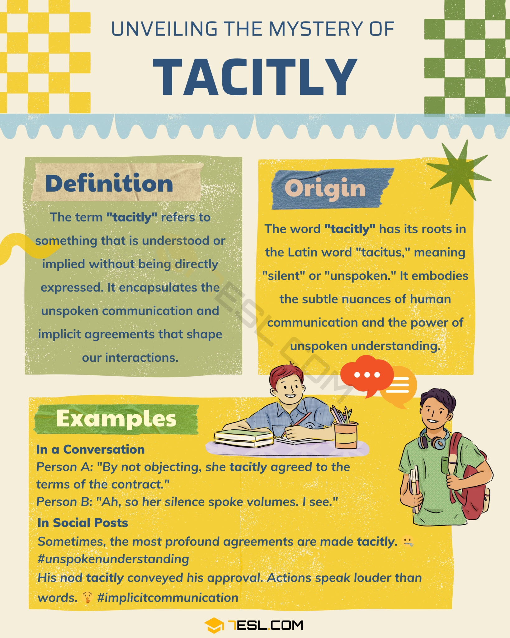 Tacitly Meaning