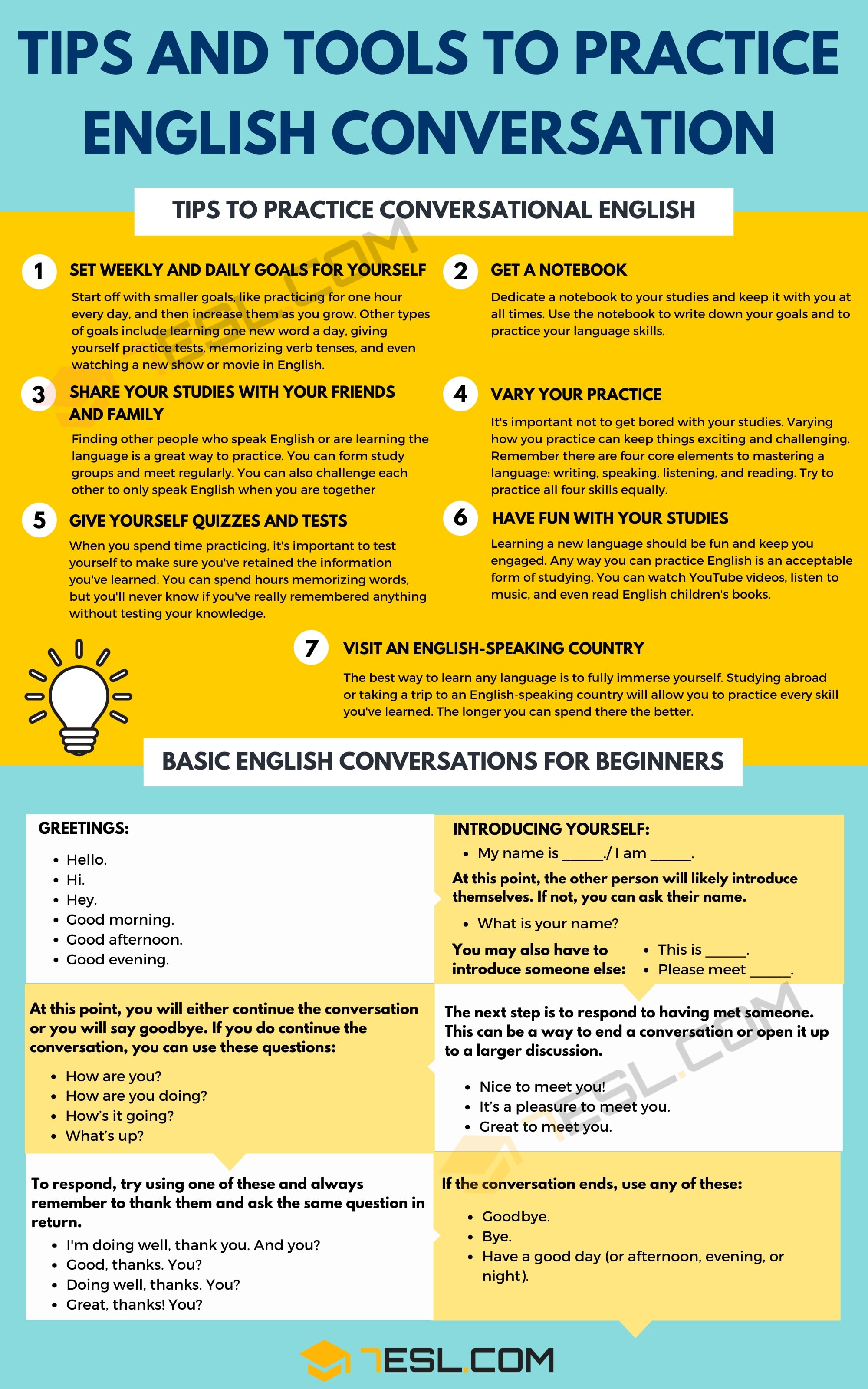Tips and Tools to Practice English Conversations