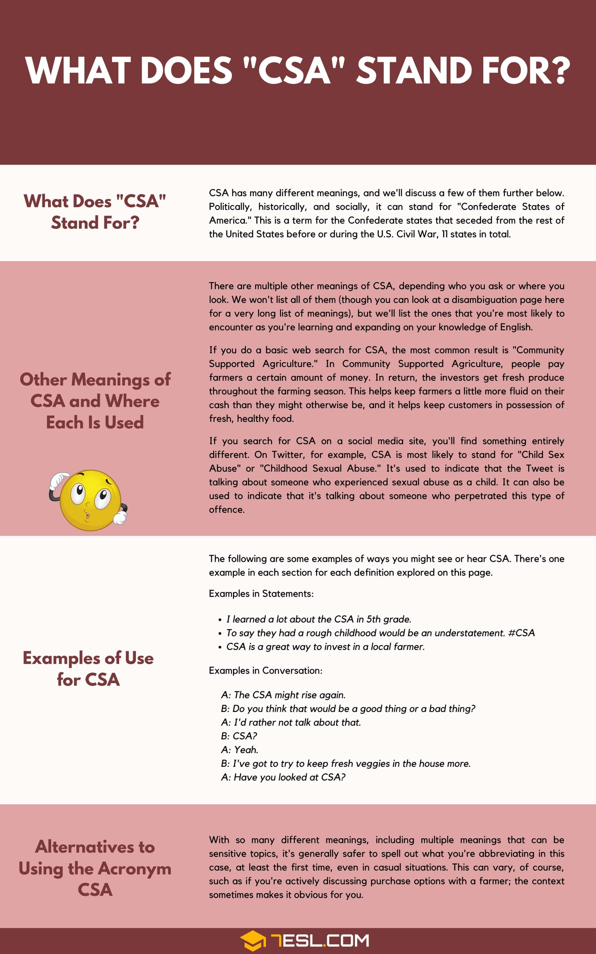 CSA Meaning
