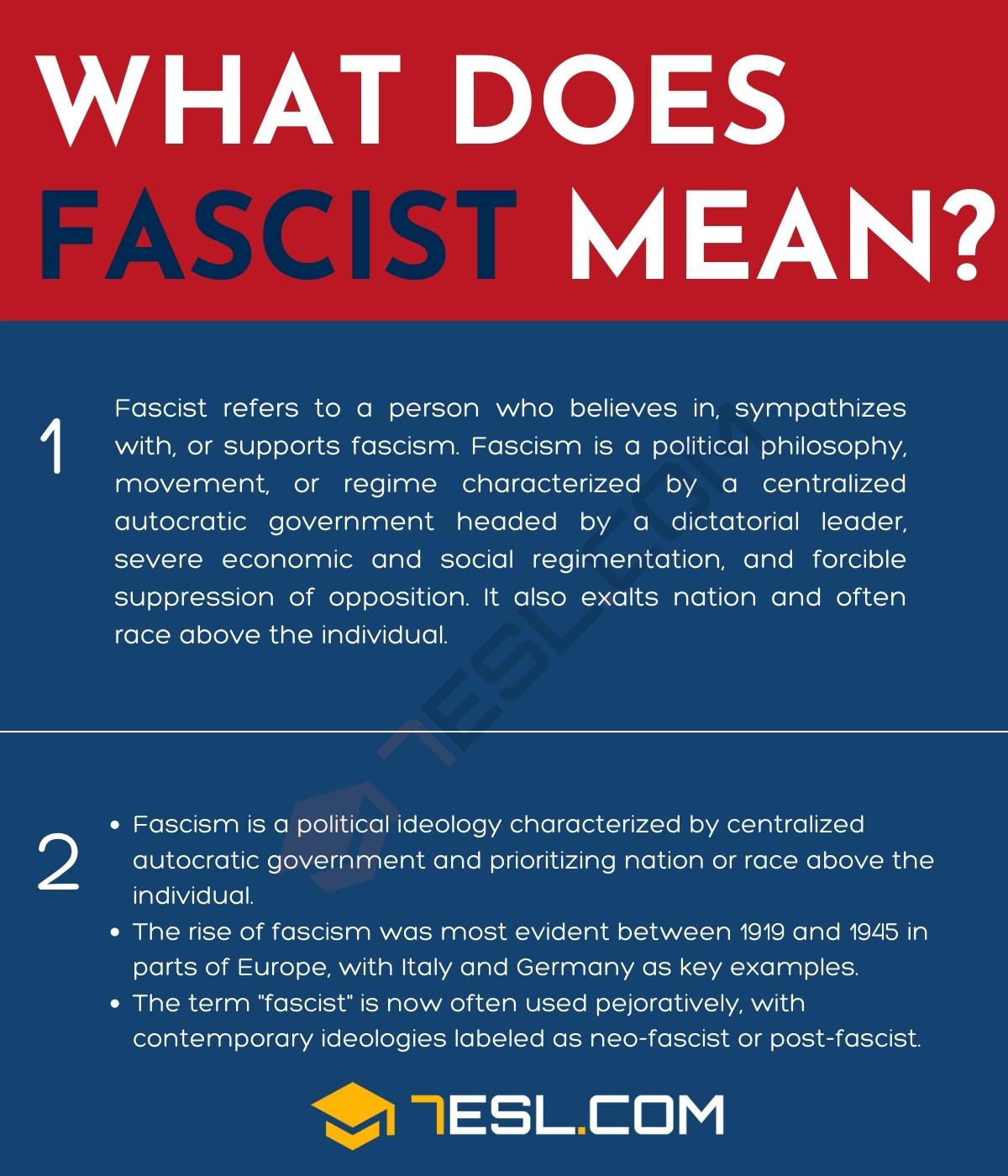 Fascist Meaning