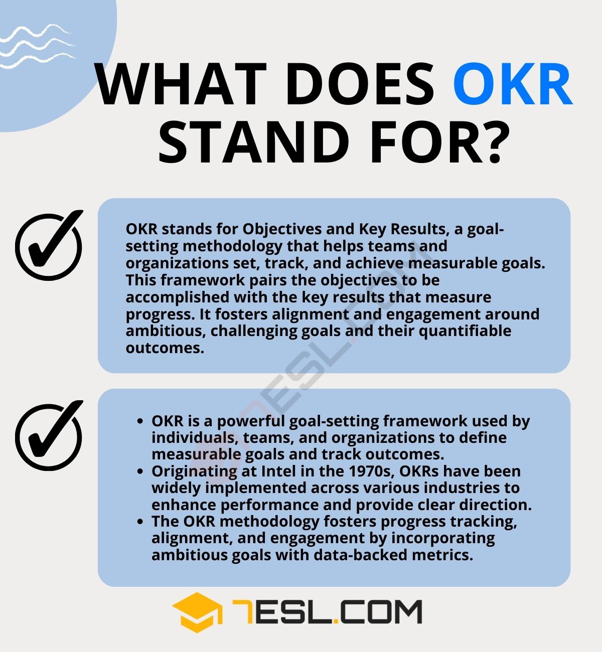 OKR Meaning