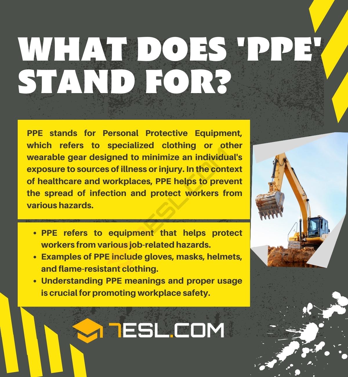 PPE Meaning
