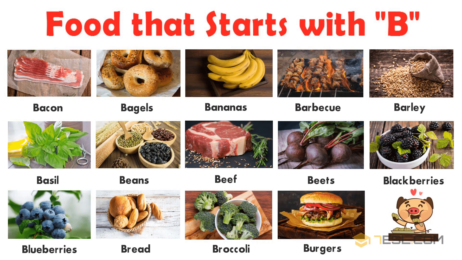 List of Foods: B Food