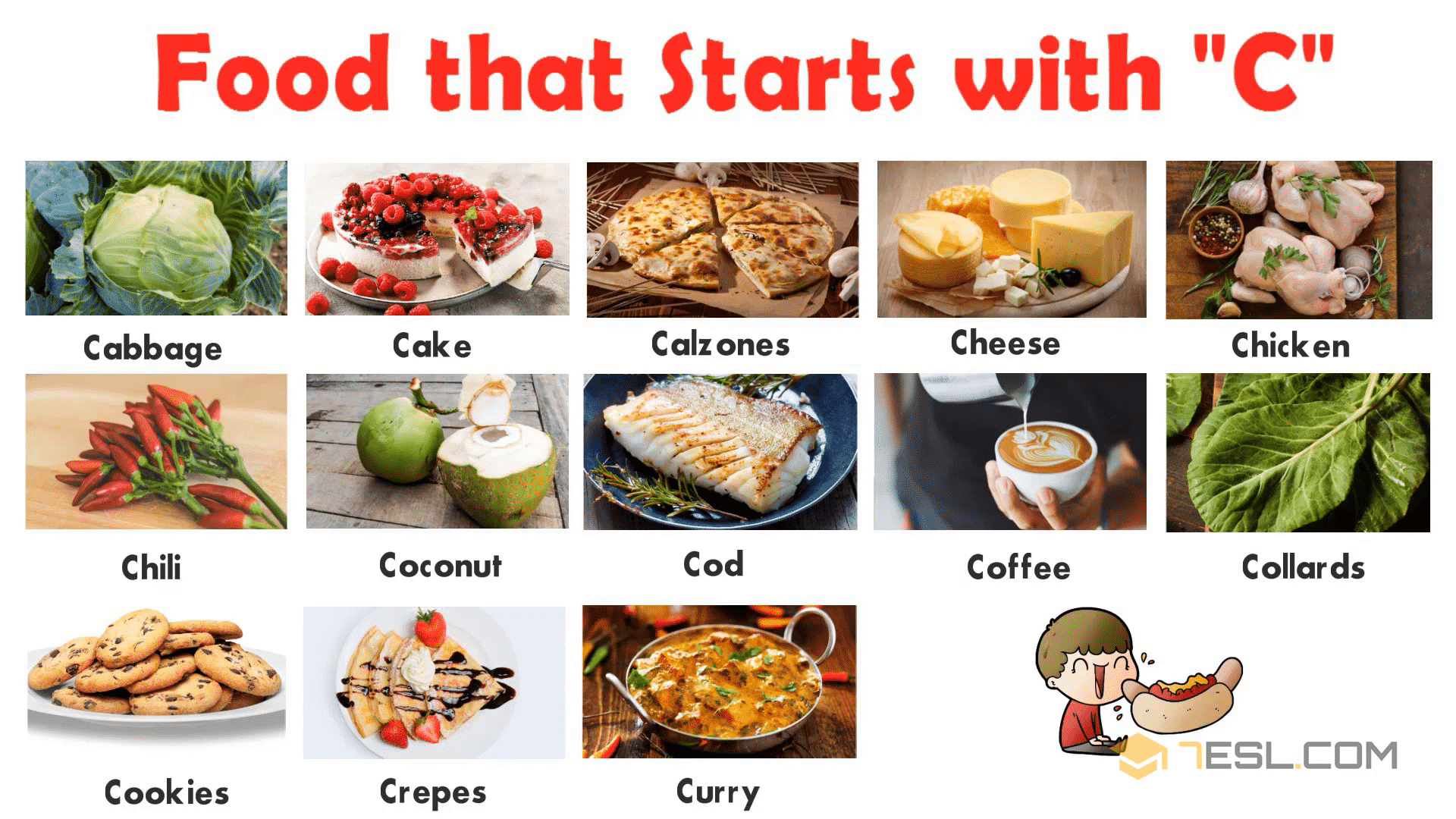List of Foods: C Food