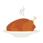 Roast chicken